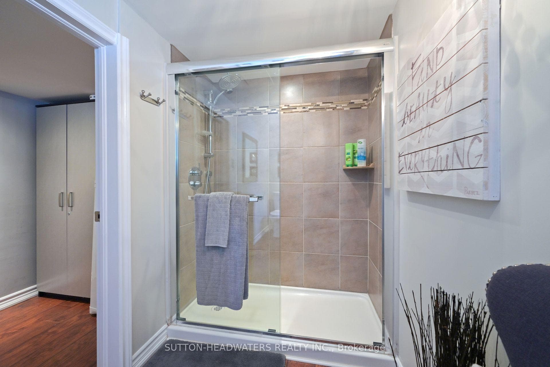 LOWER LEVEL BATH, SHOWER & PANTRY