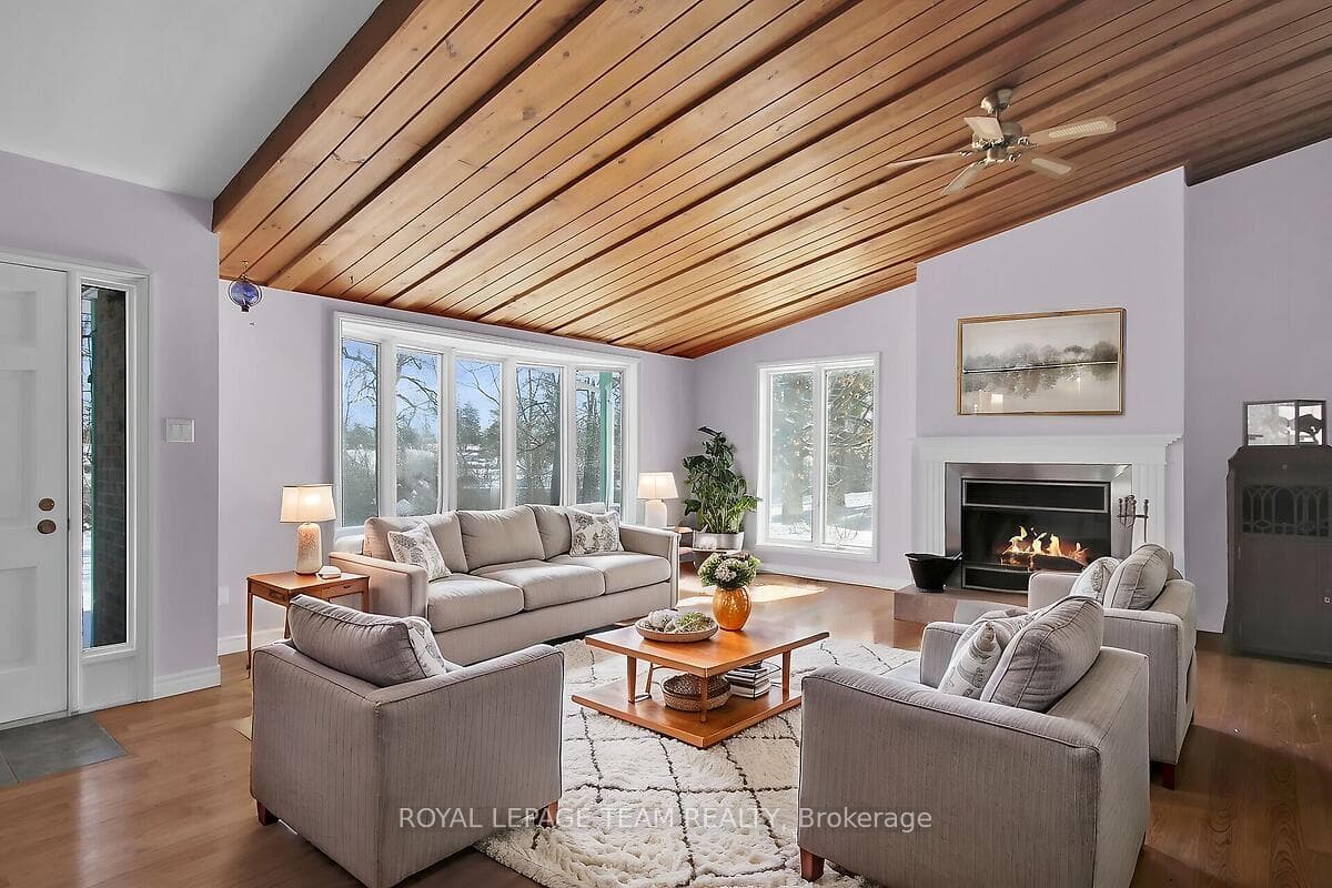 Virtually staged- Living room