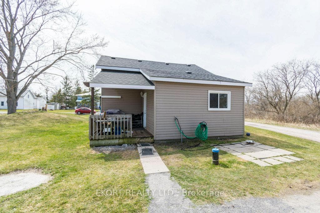 Rear Elevation and Covered Porch