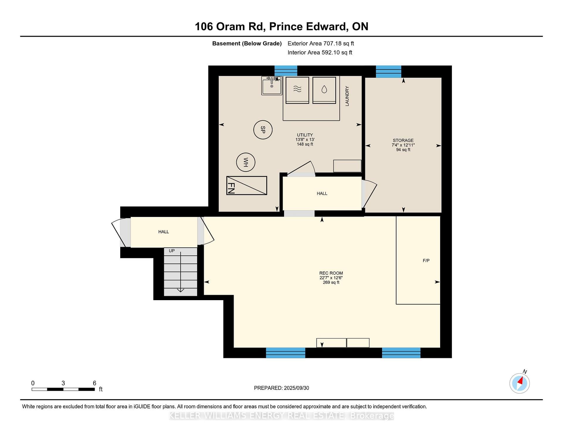 Lower level connected to main floor suite