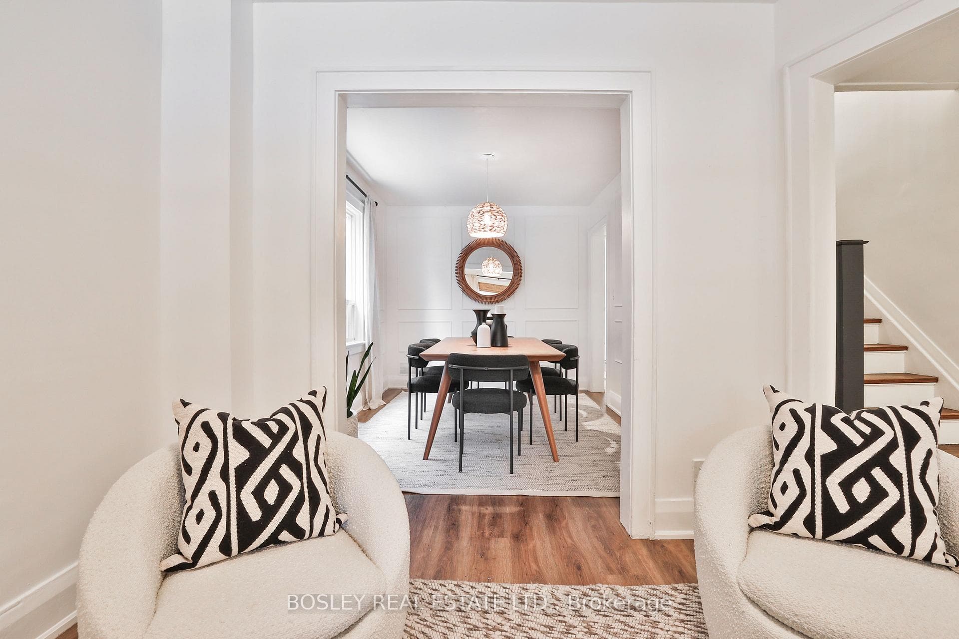 Bright dining room