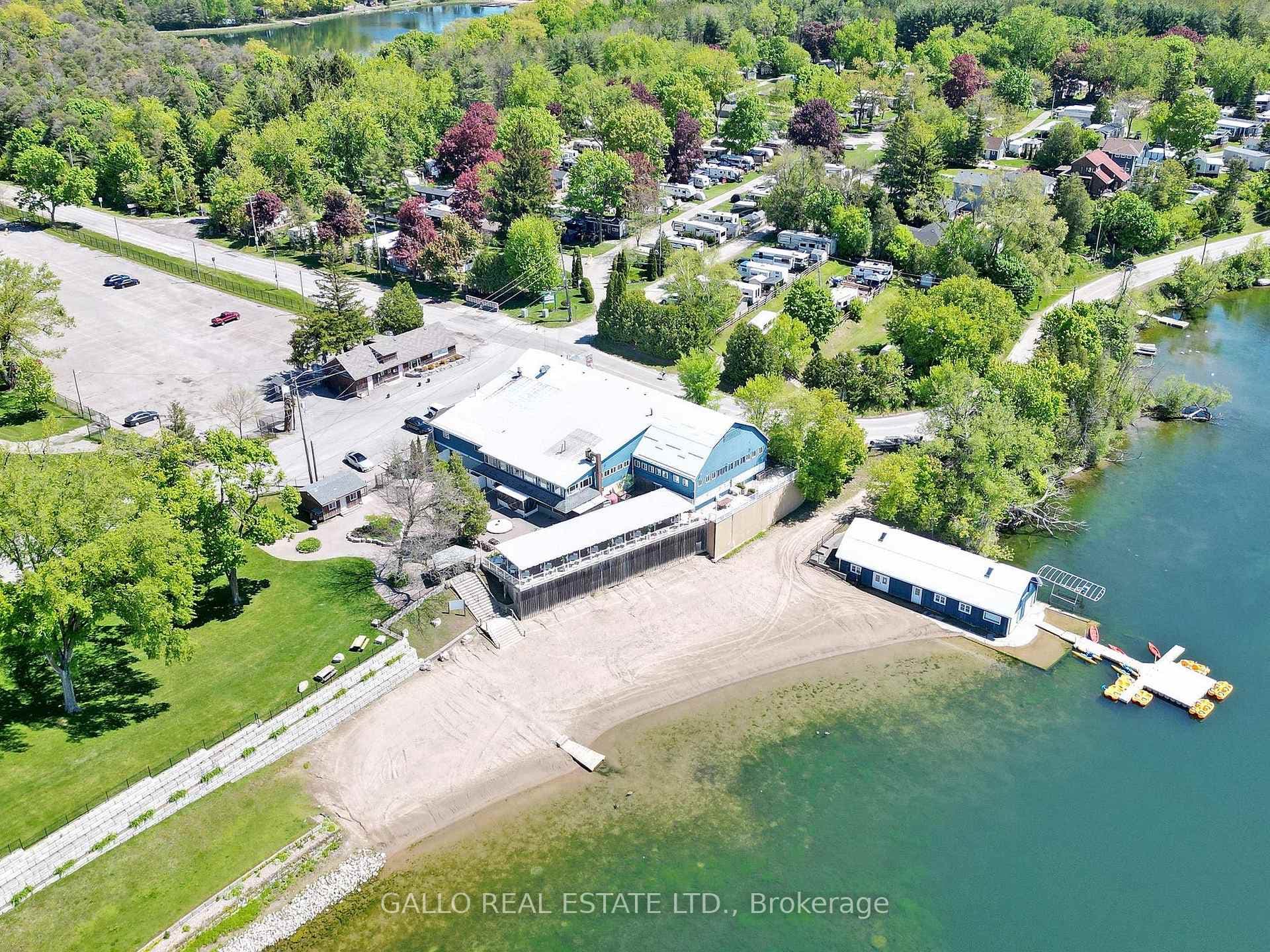across Musselman Lake - Fishbone restaurant/beach