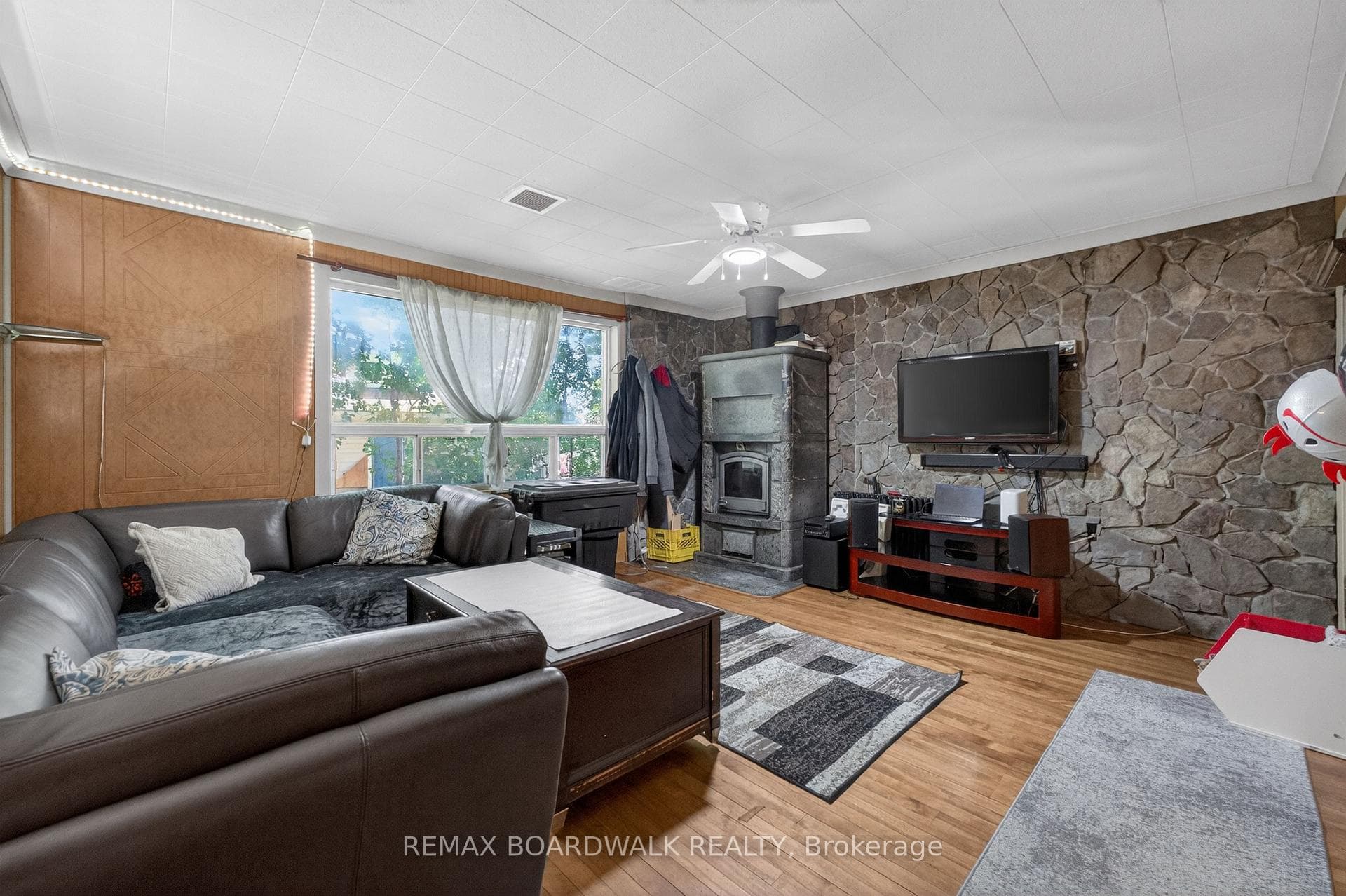 Living Room w/a WETT- Certified Wood Stove