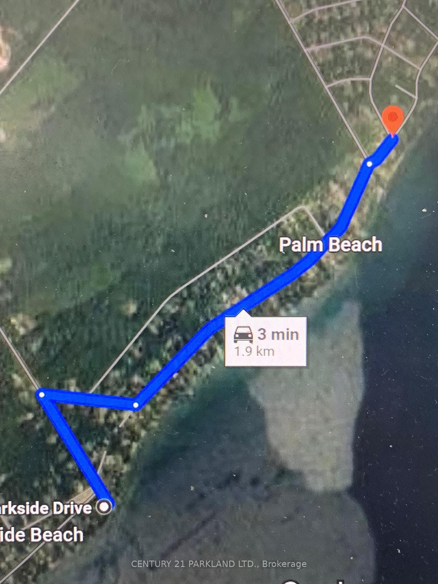 Direction to beach-Bayview Memorial Park-3 min