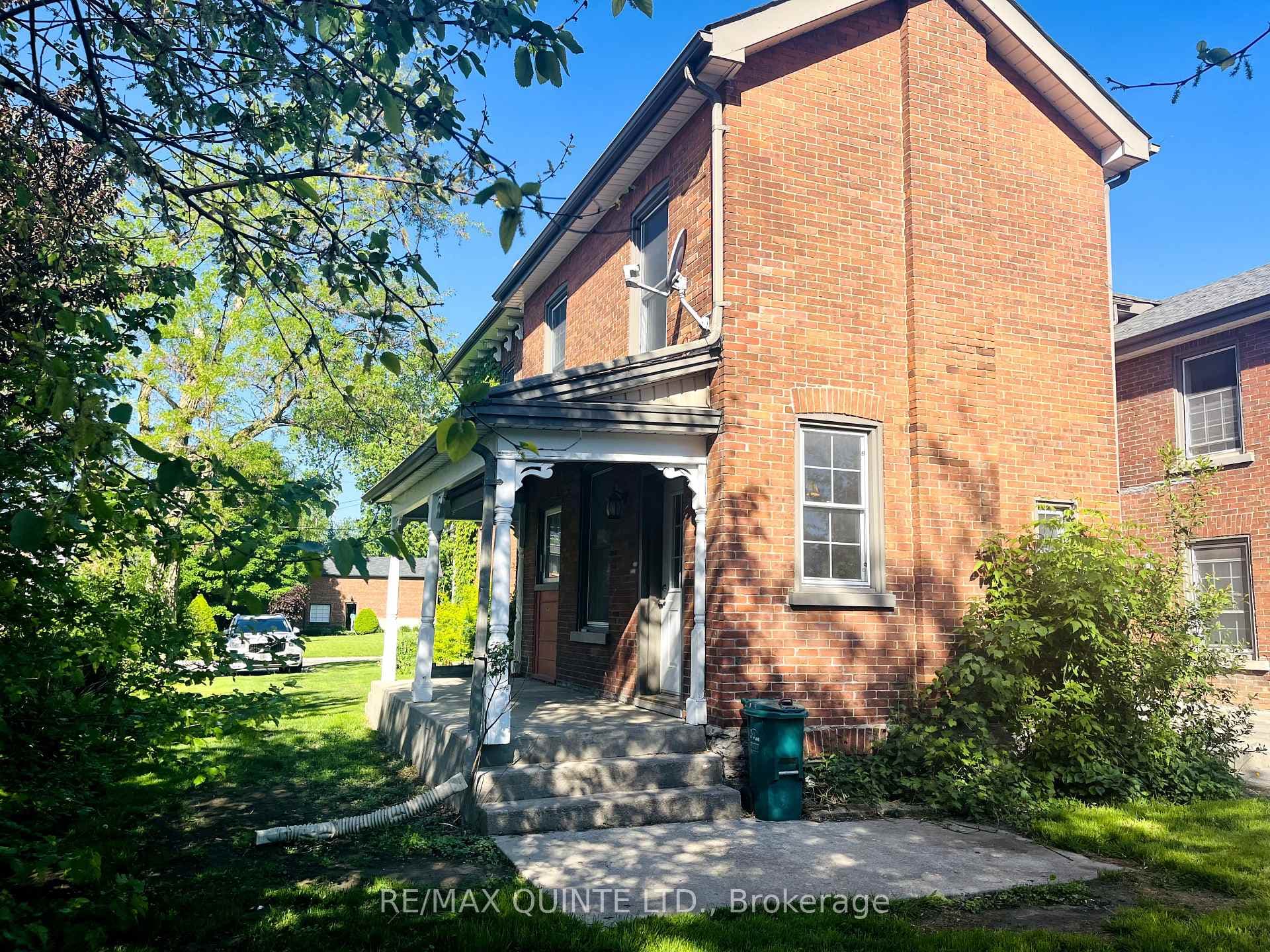side/back view porch