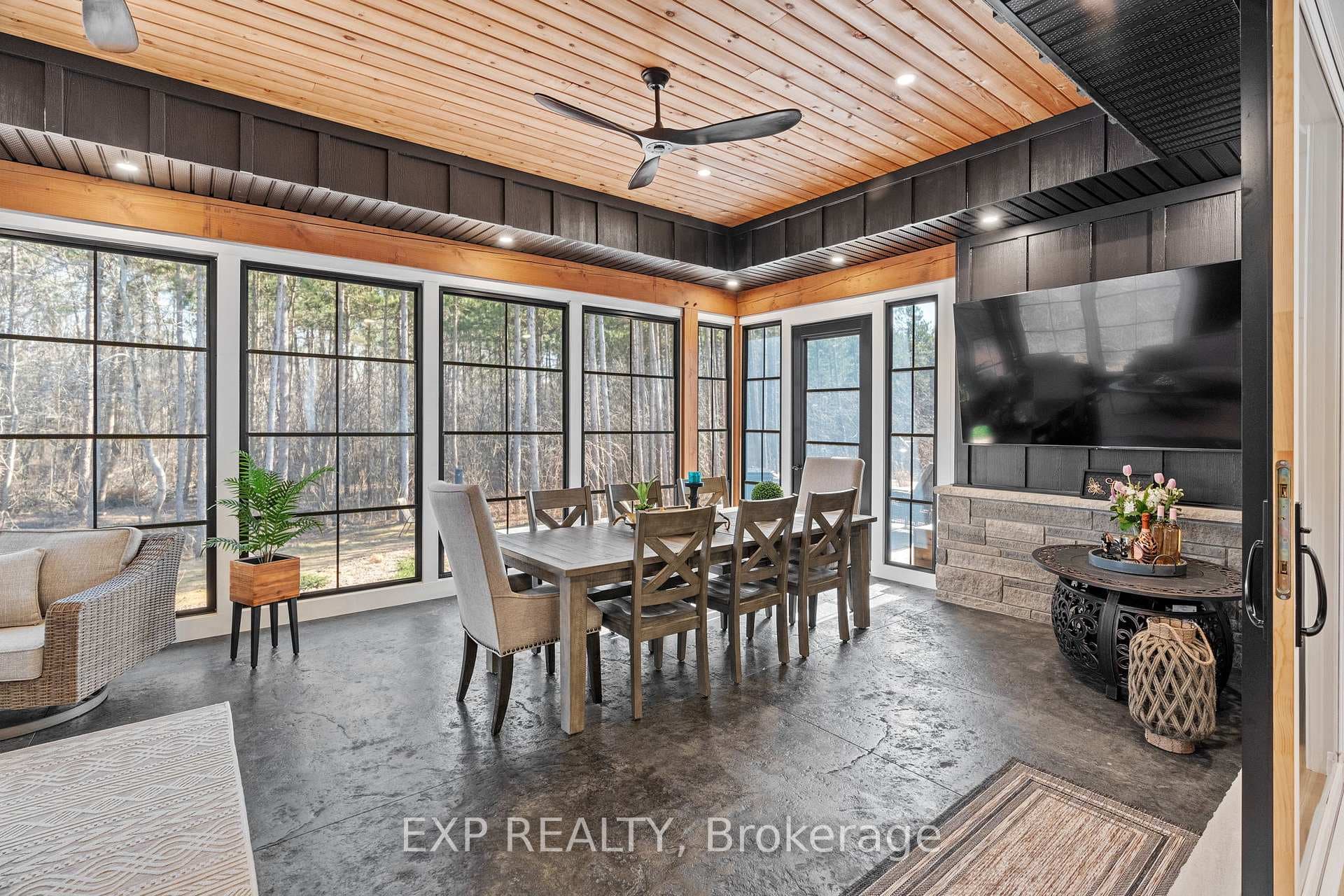 Amazing private view of your treed 1 acre lot