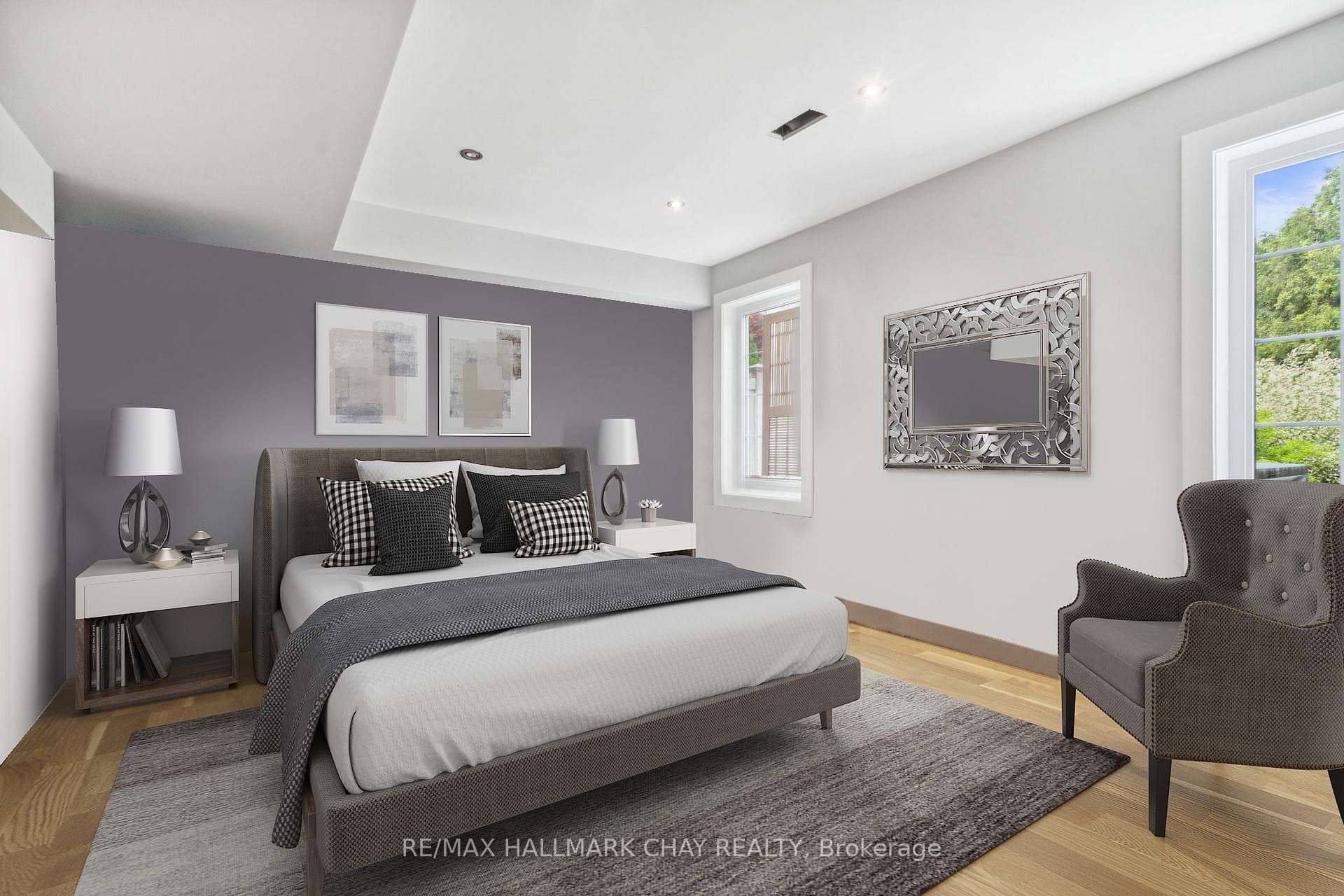 Virtually Rendered to show basement potential