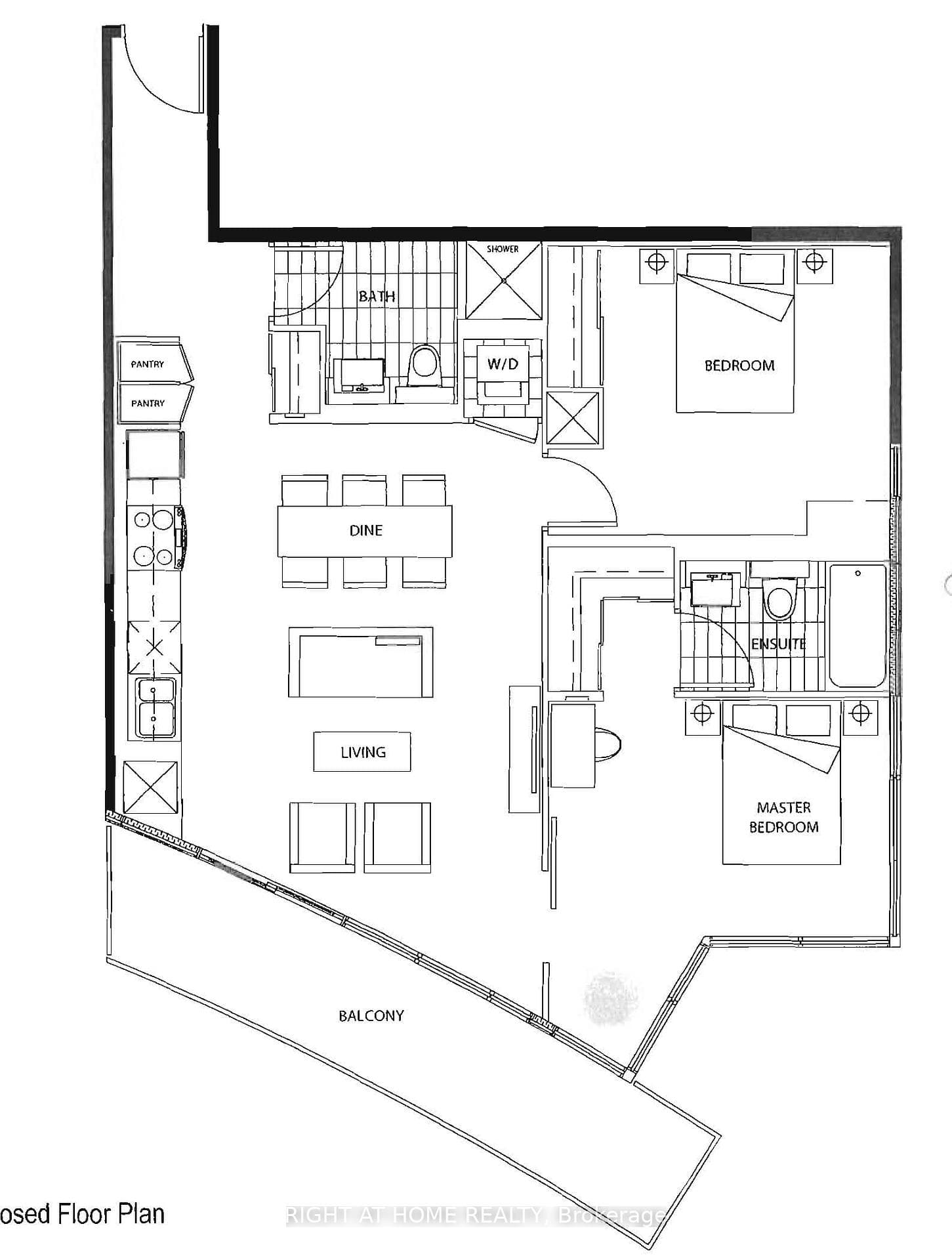 Practical Layout 882 SQ FT