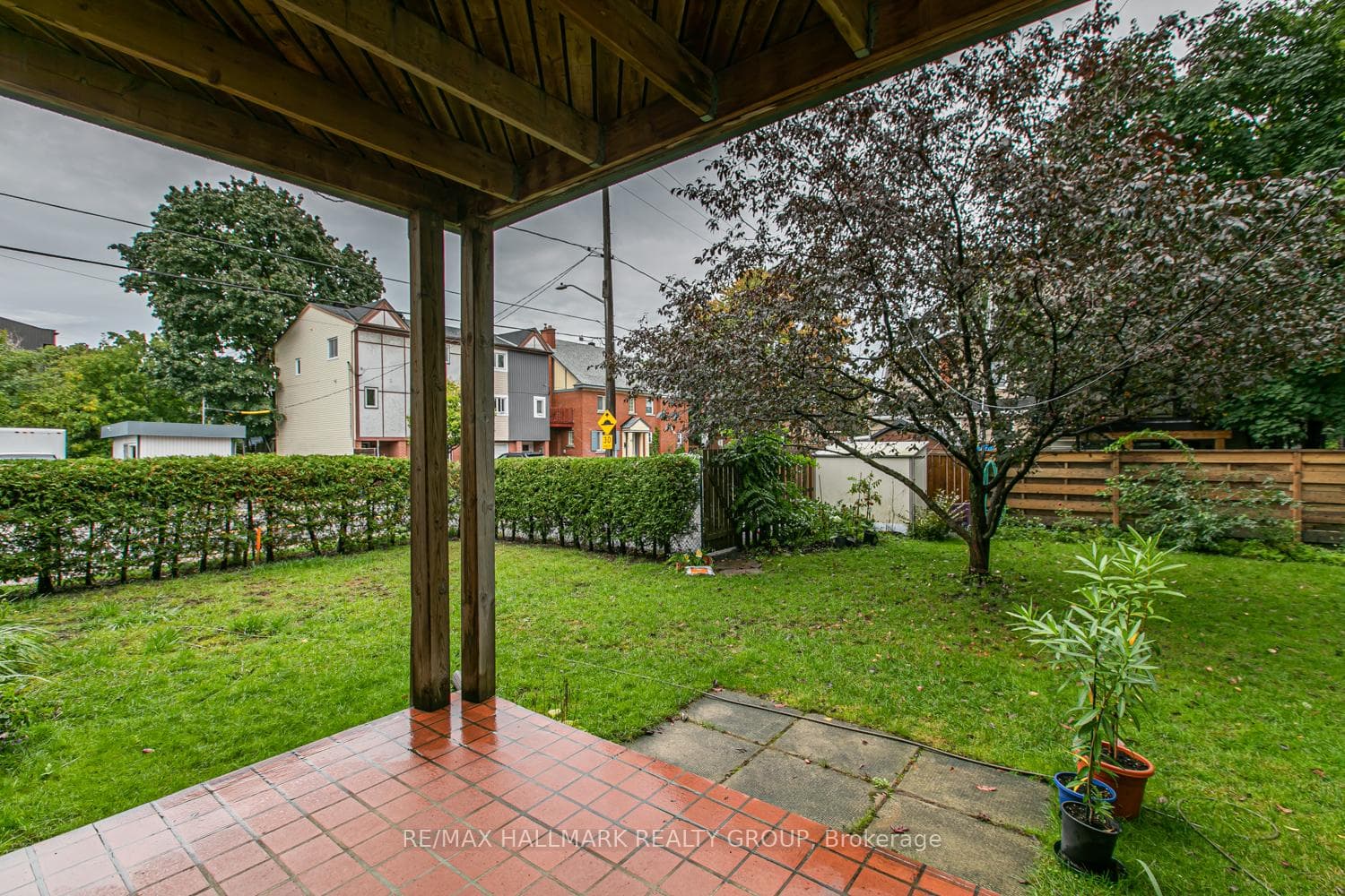 Shared yard view