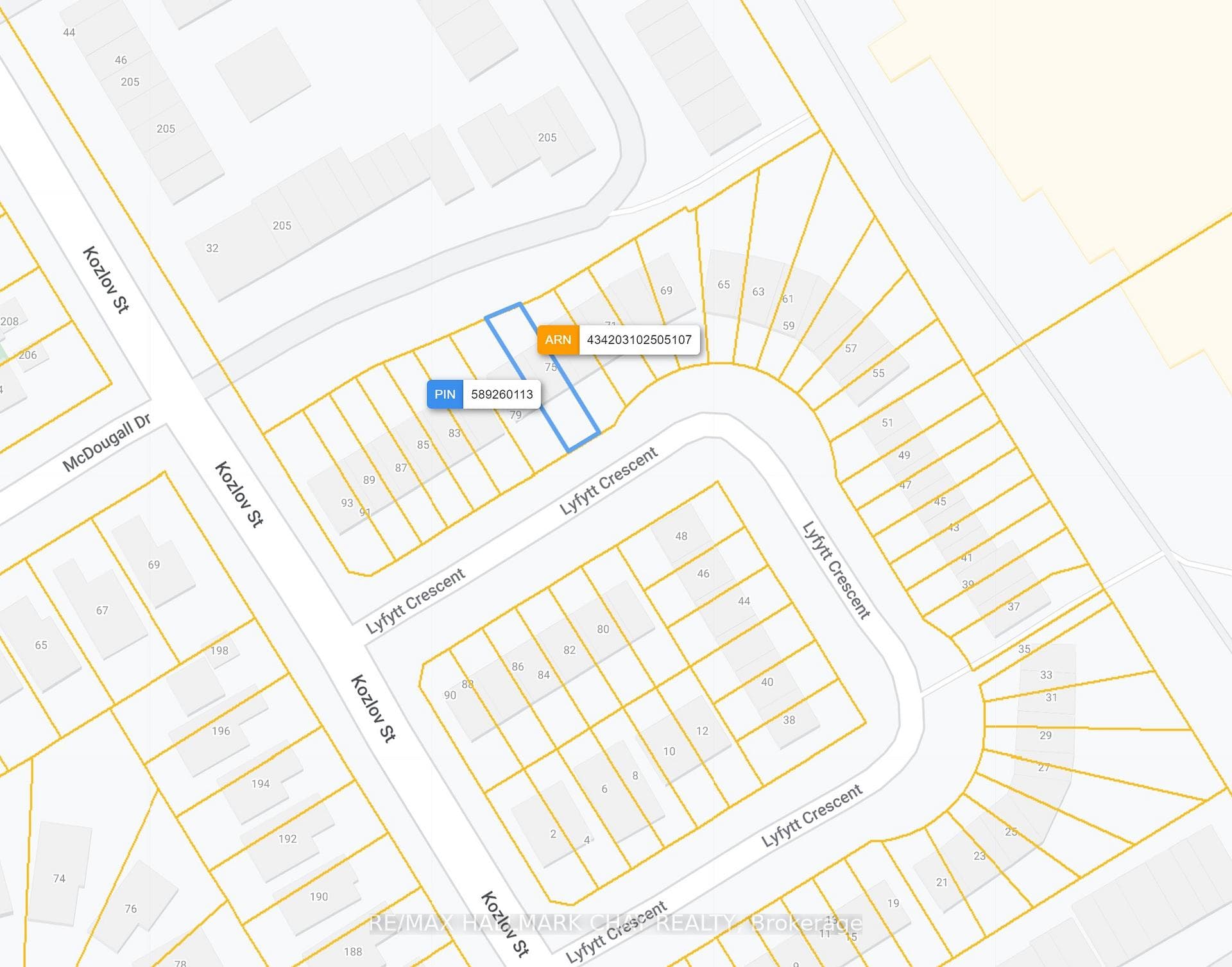 Aerial Map PIN + ARN