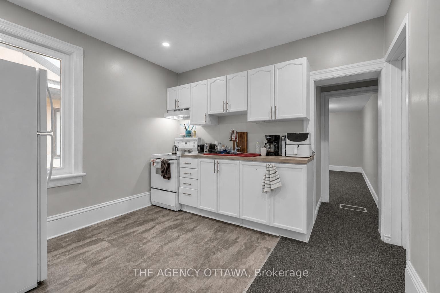 Second Kitchen (Unit #2) + Hallway
