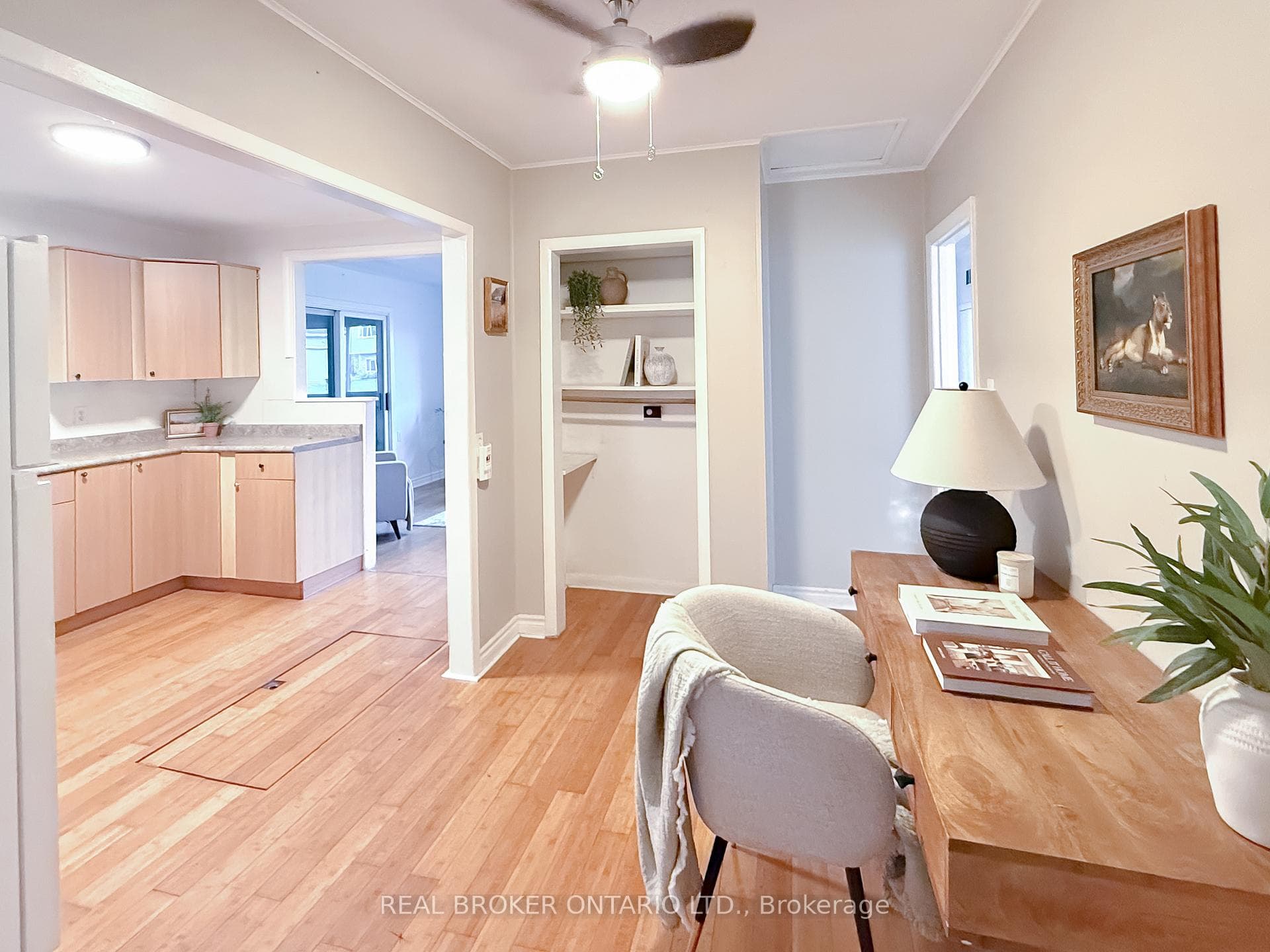 dining room/office area