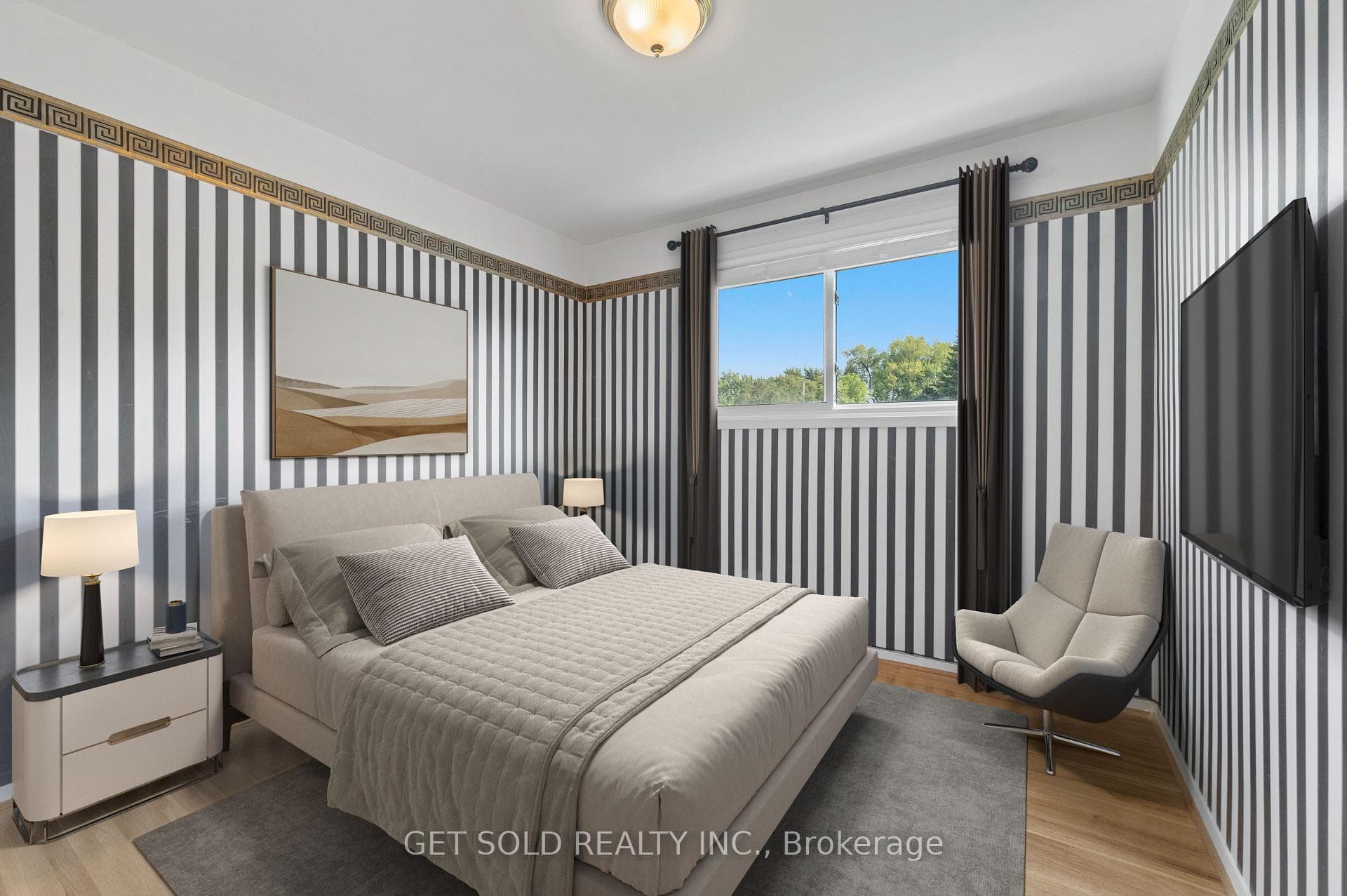 3rd Bedroom - virtually staged