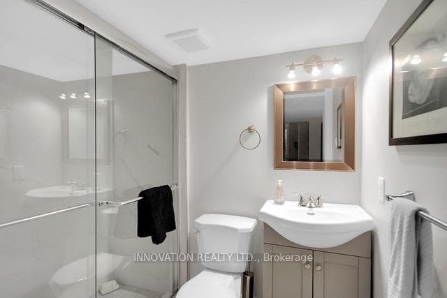 3 piece bath in lower level