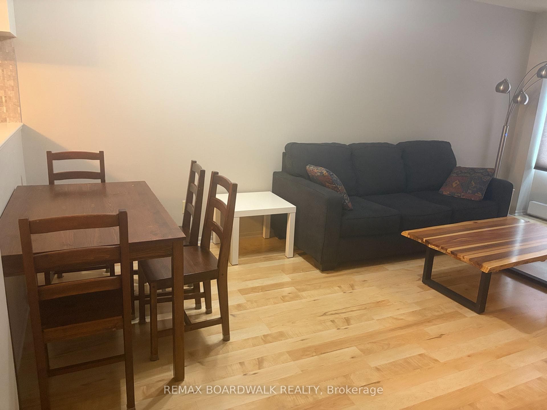 Dining table also included