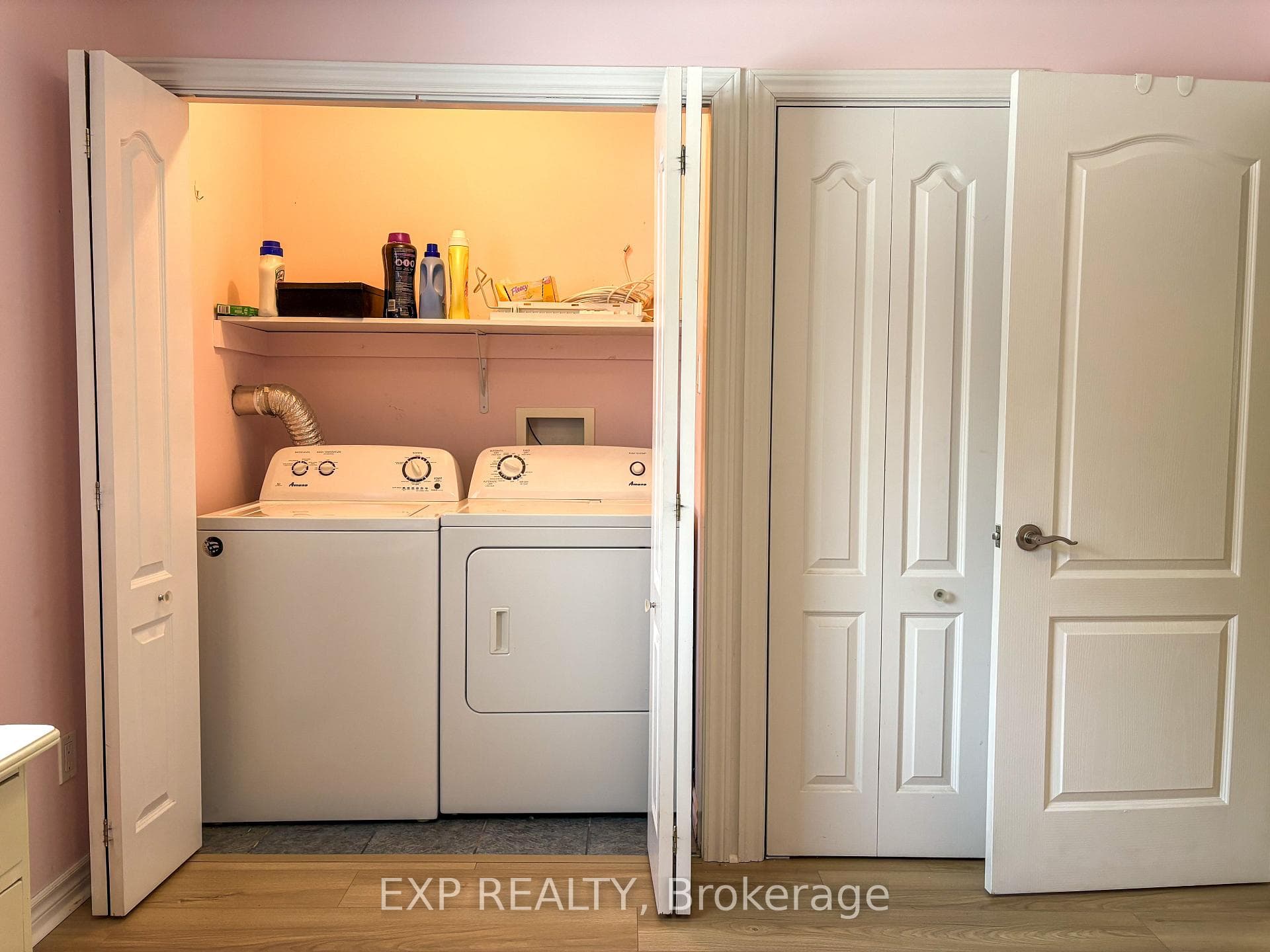 Laundry can also be moved downstairs