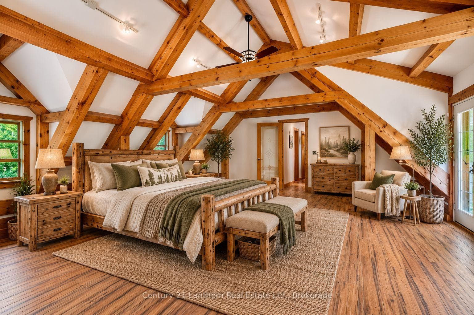 Pool room virtually staged as a primary bedroom