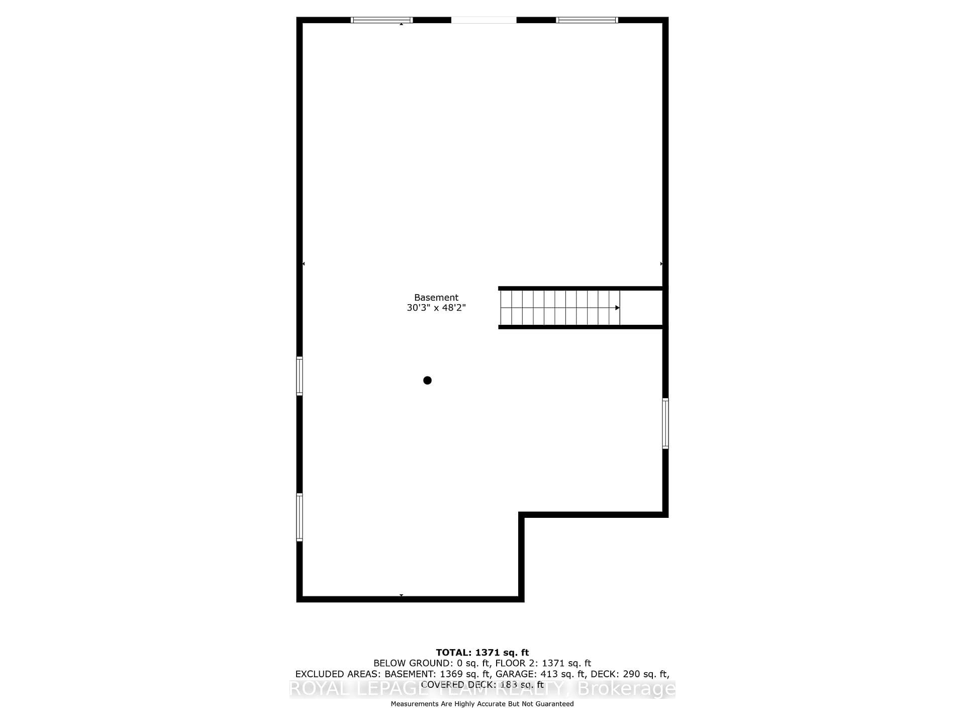 Walk out Basement Layout