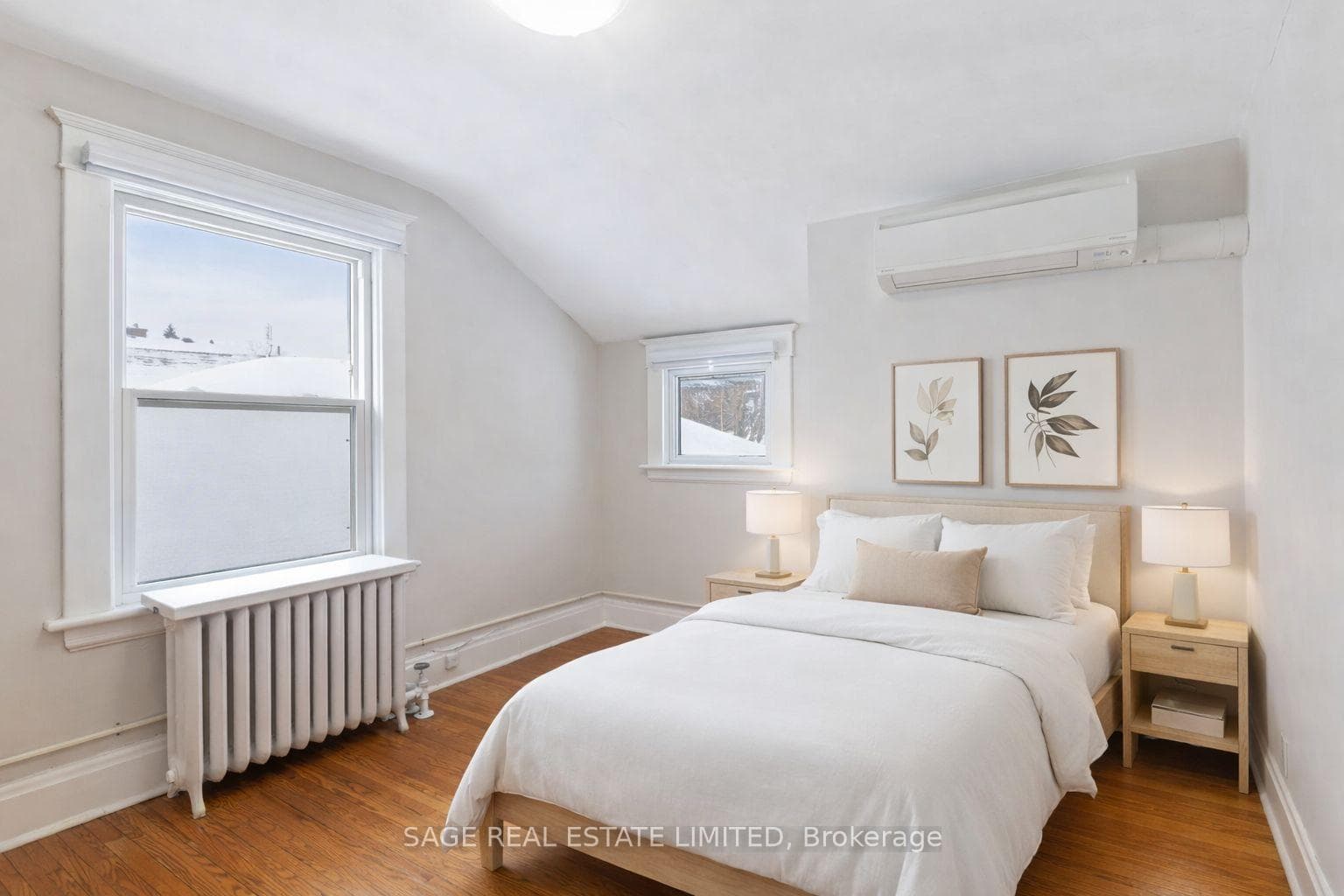 Office Virtually Staged As Bedroom