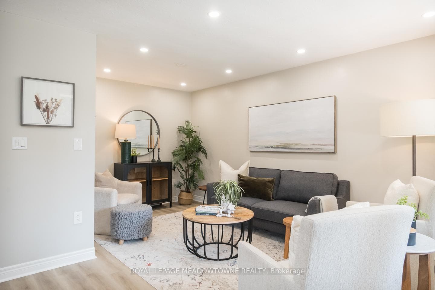 Cozy front living room