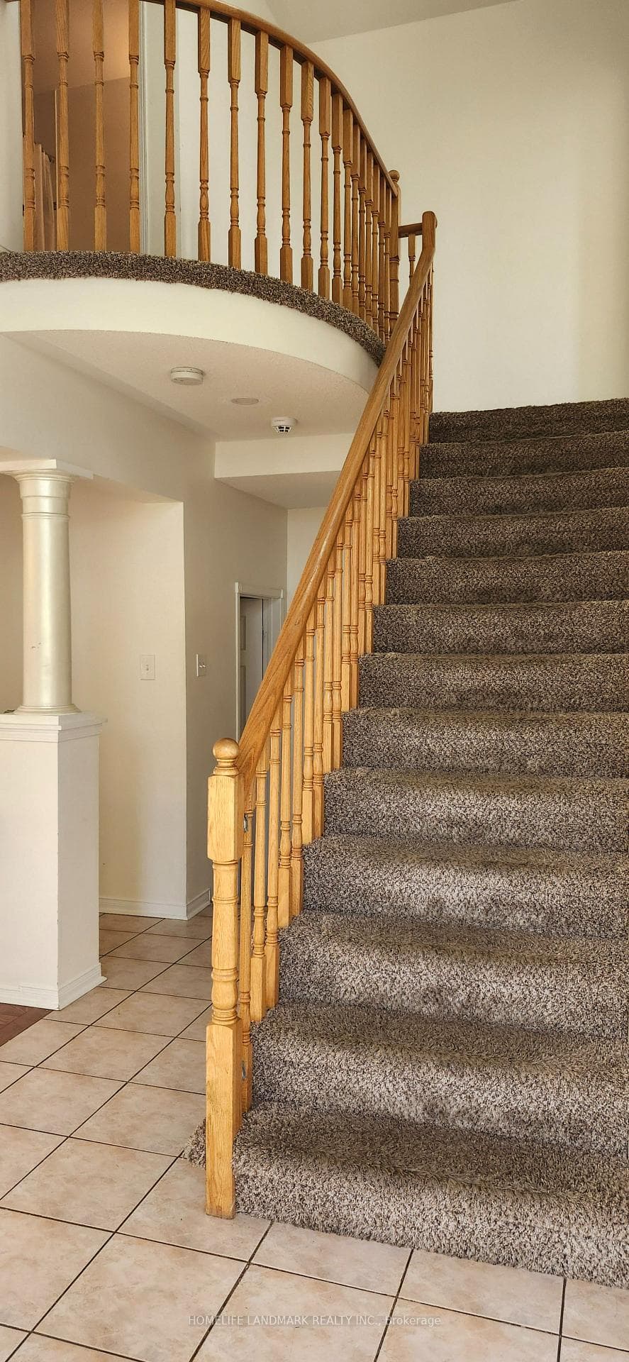 Stair to second level