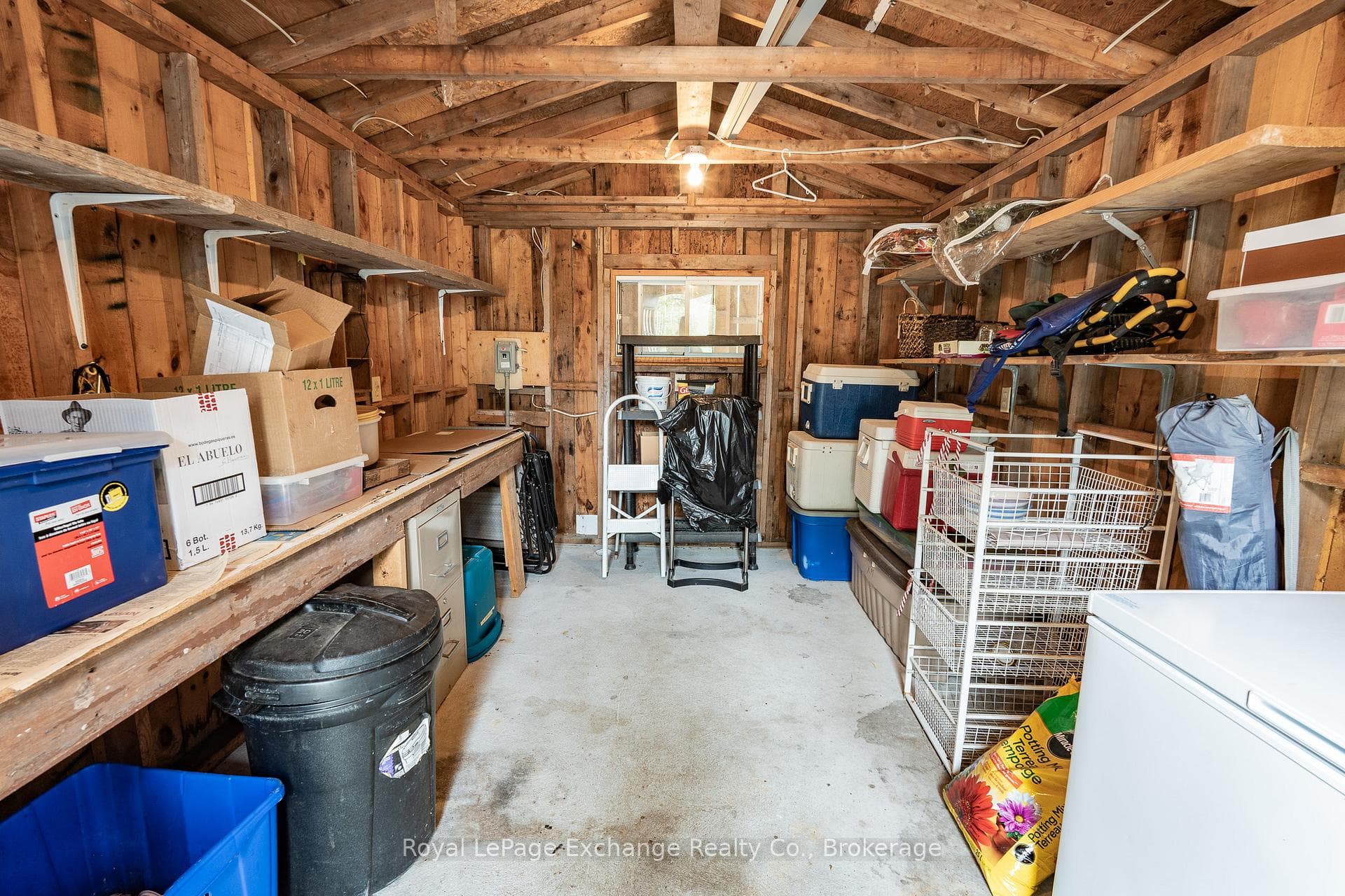 Woodshed Interior