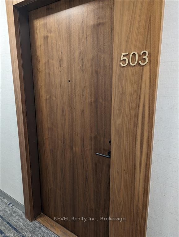 Door to unit