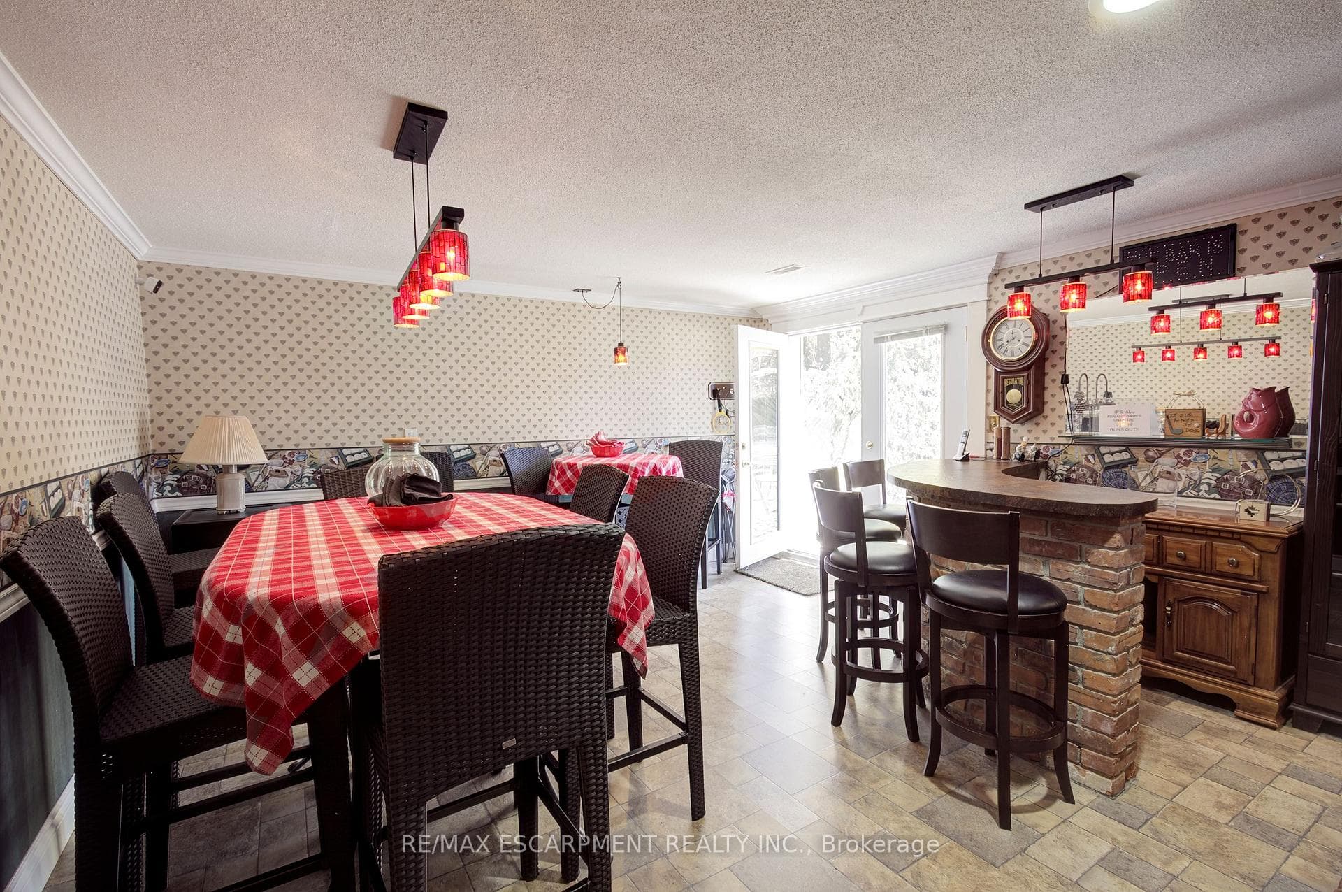 Bar/ Games Room with Walk out to Yard