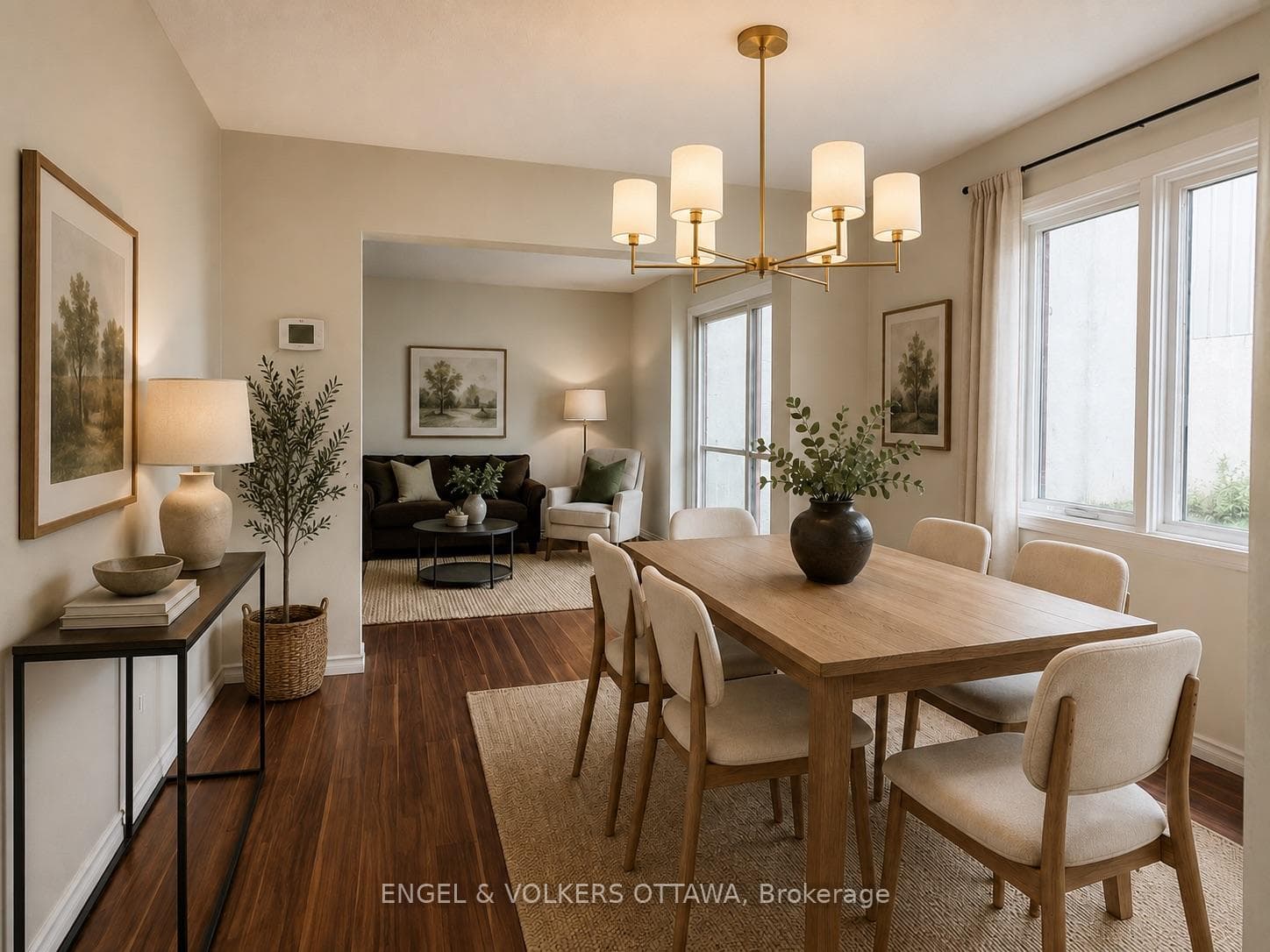 Virtually updated and staged