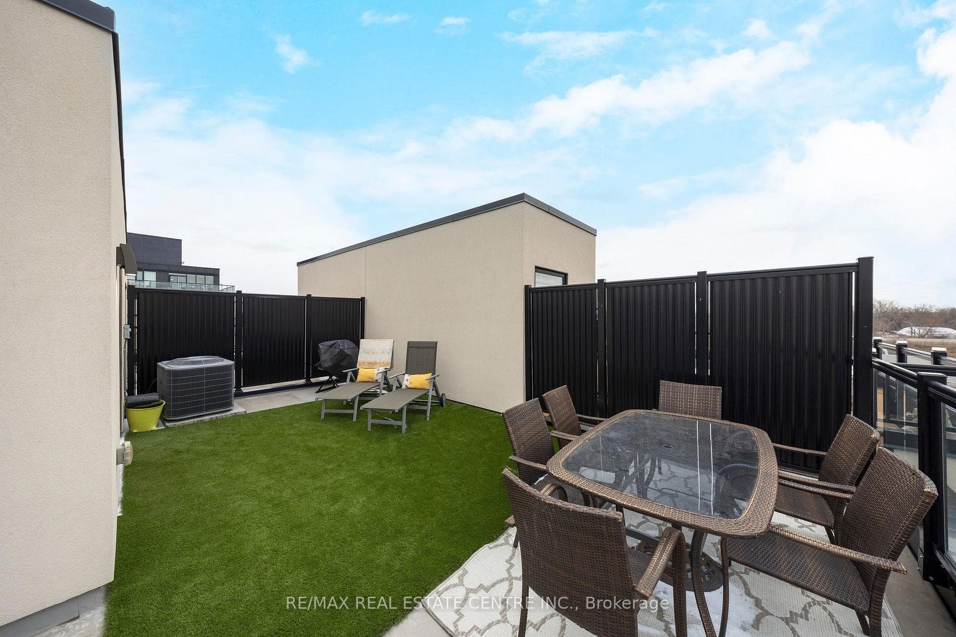 Spacious outdoor living