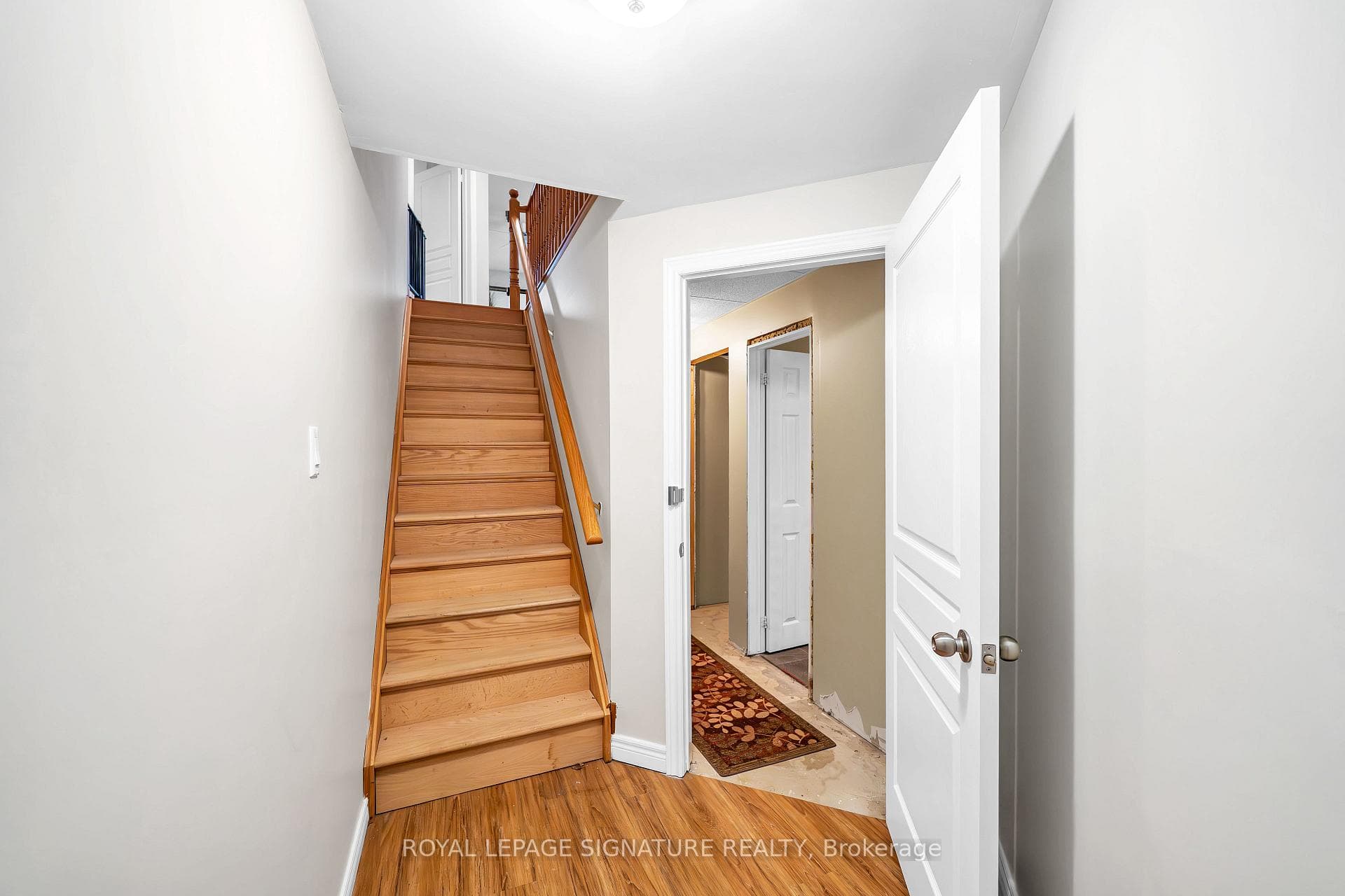 Stairs to lower level
