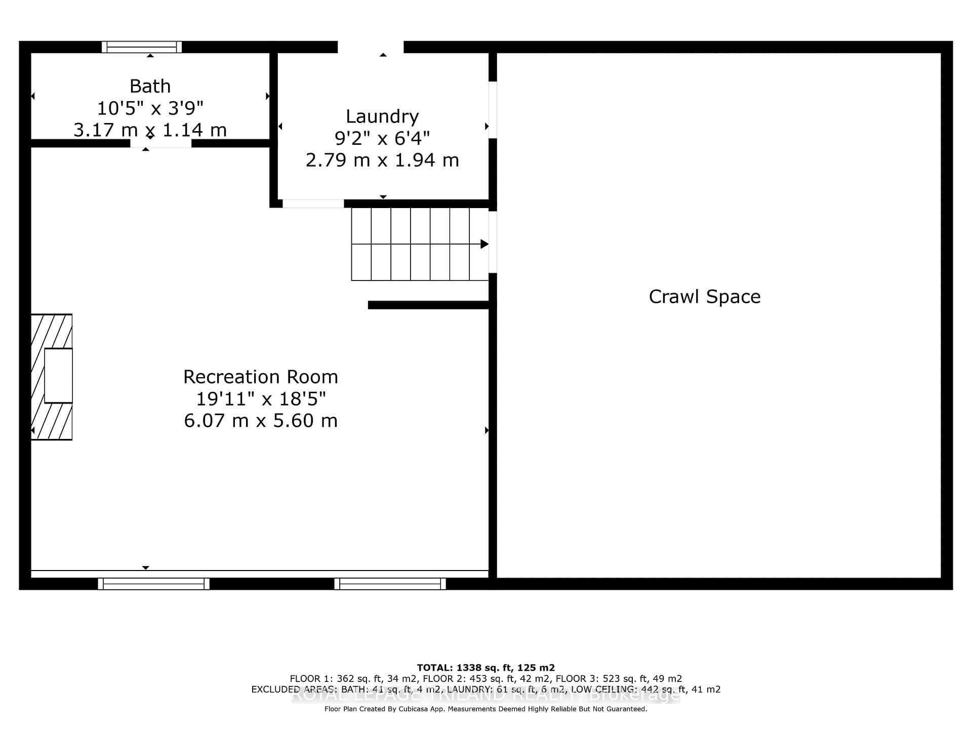 Crawlspace and Basement Layout