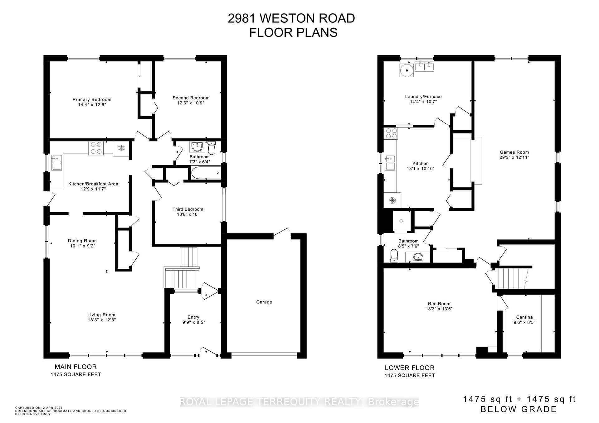 2981 Weston Road Floor Plan