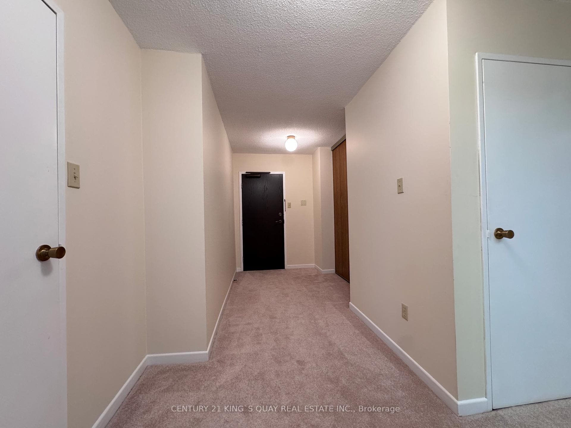 WIDE HALLWAY WITH LARGE CLOSET