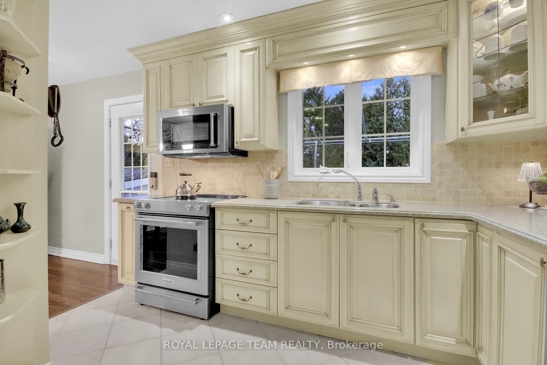 Corian counters and updated stainless appliances