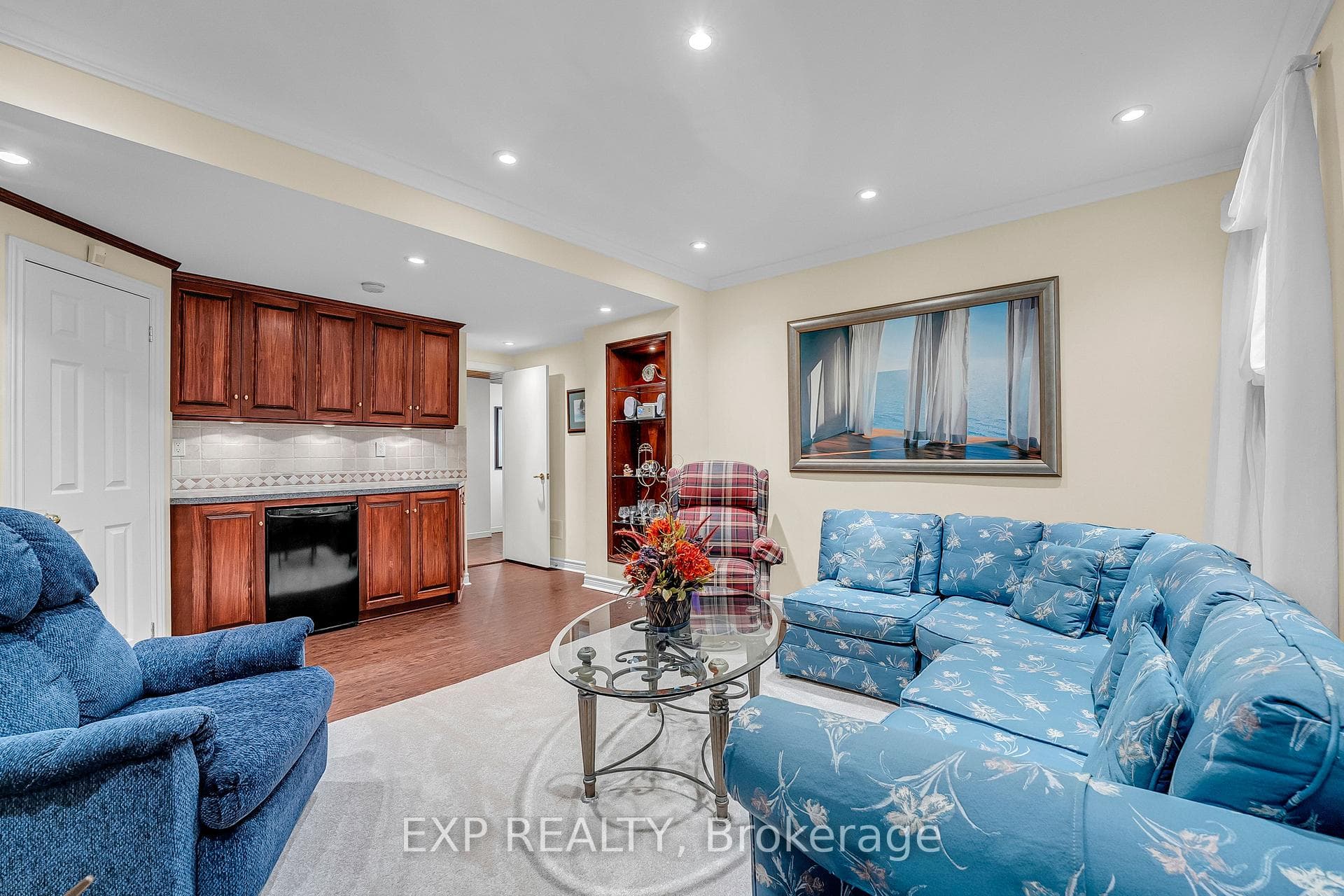 Basement - Living Room w/ Sink, Storage