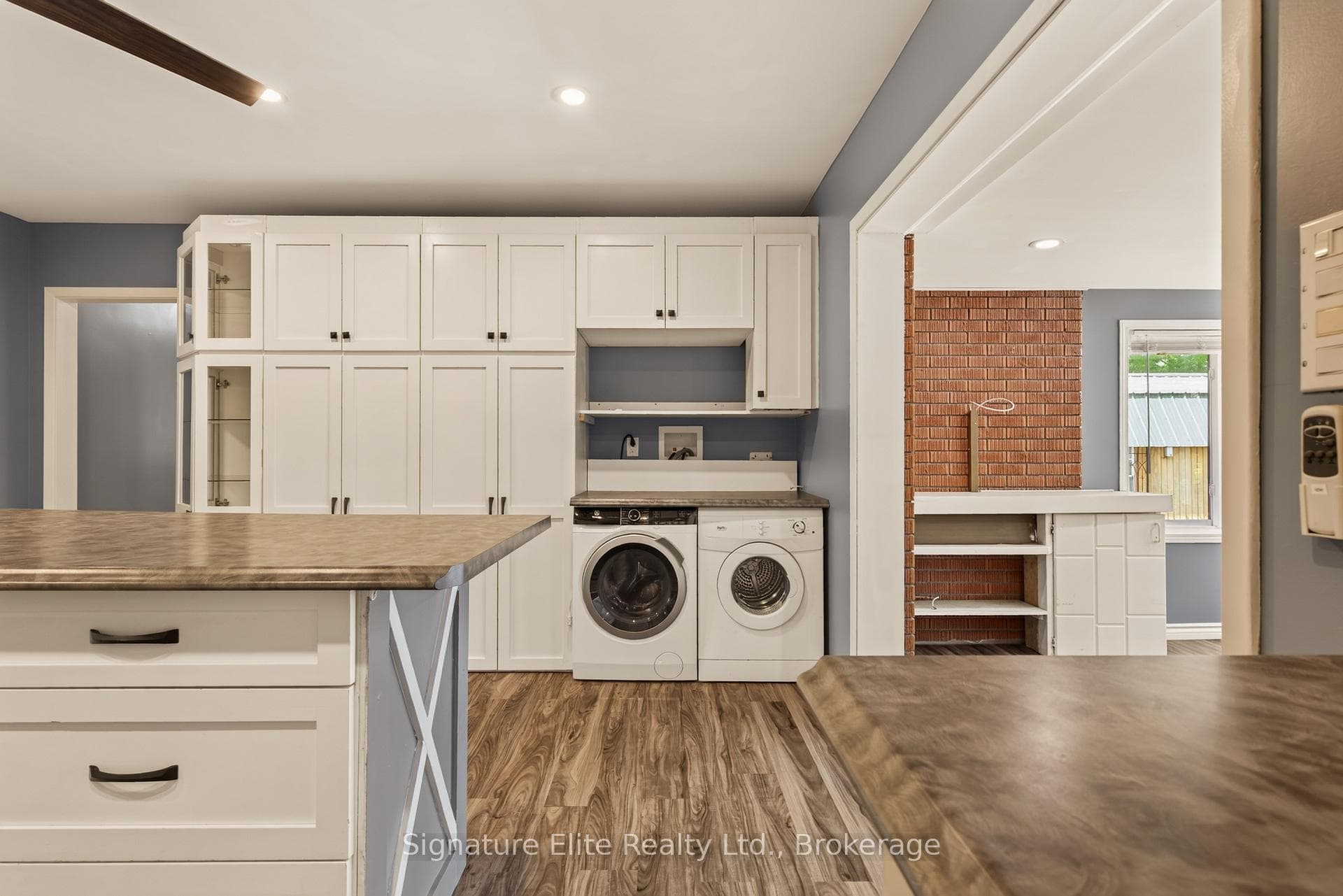Kitchen with Laundry