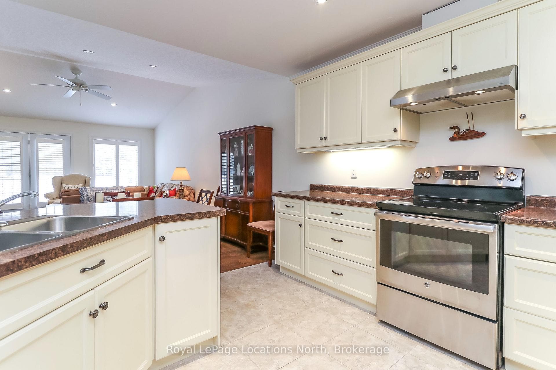 stainless-steel glass-top stove
