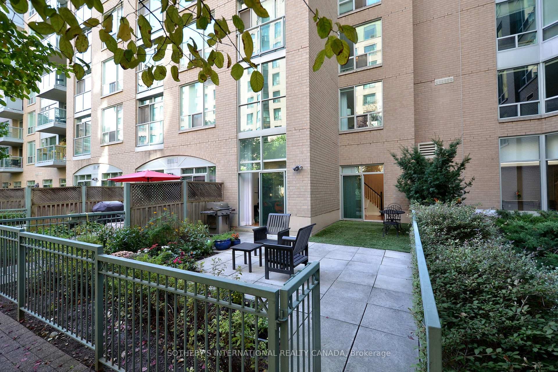 Private patio - summer