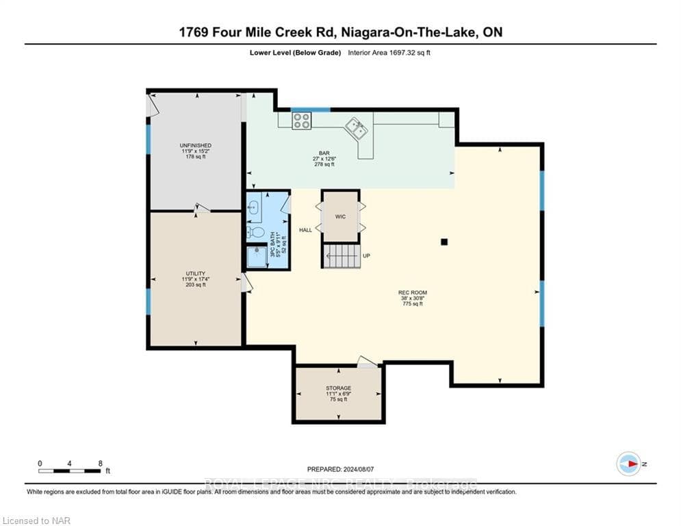 Basement floor plans.