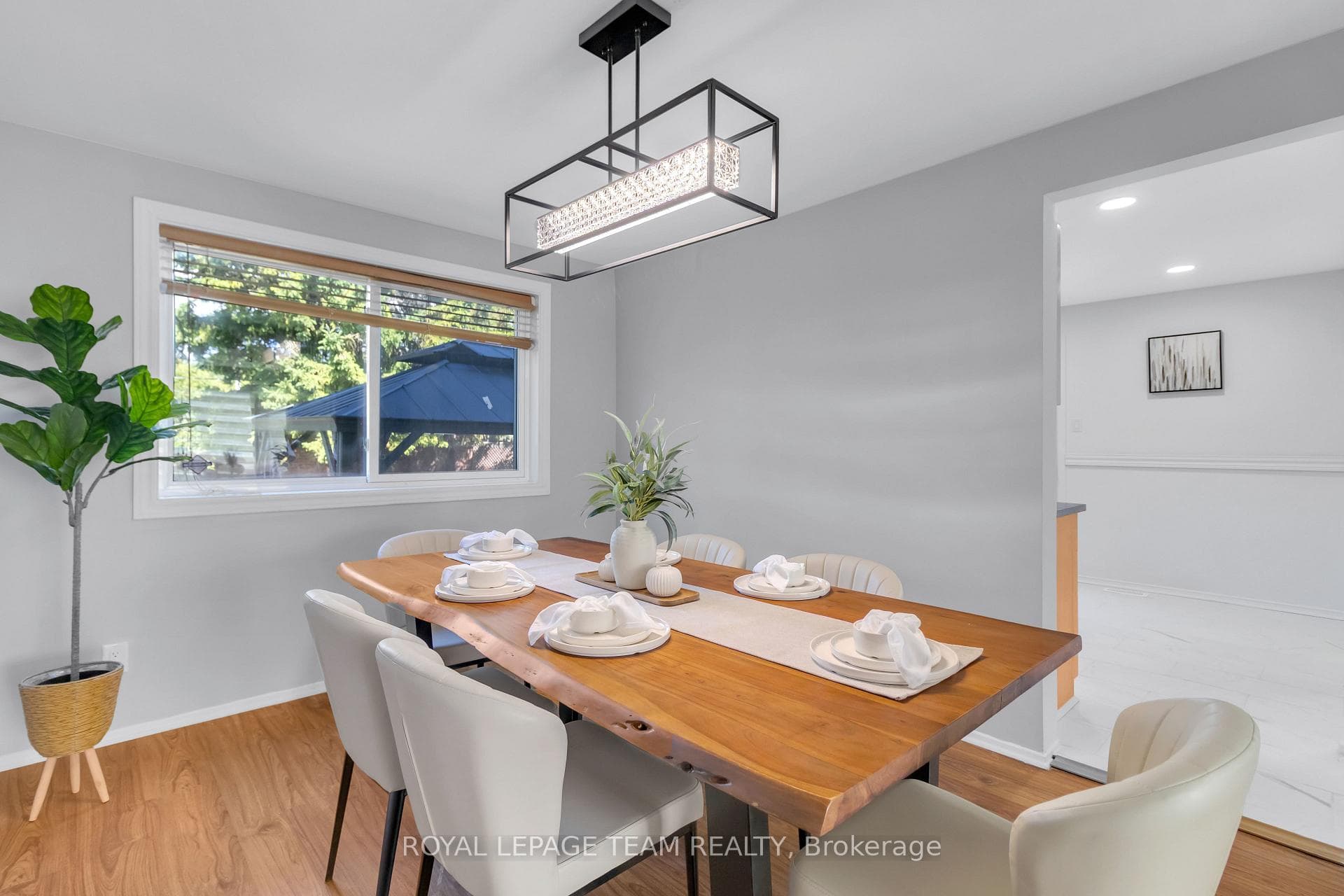 Photos may be staged to show design potential