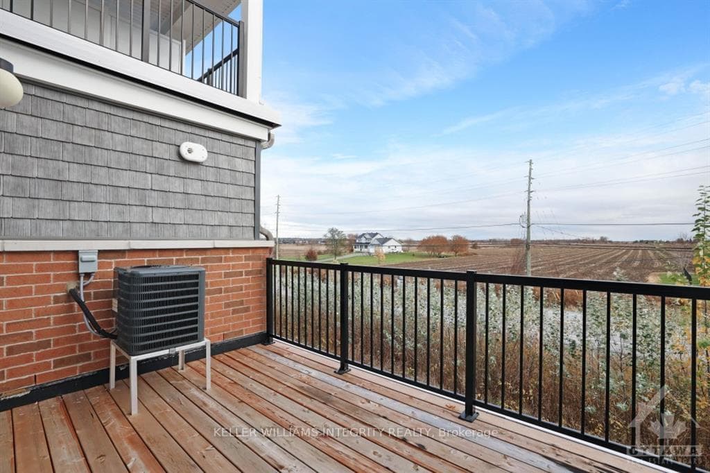 Balcony off living room