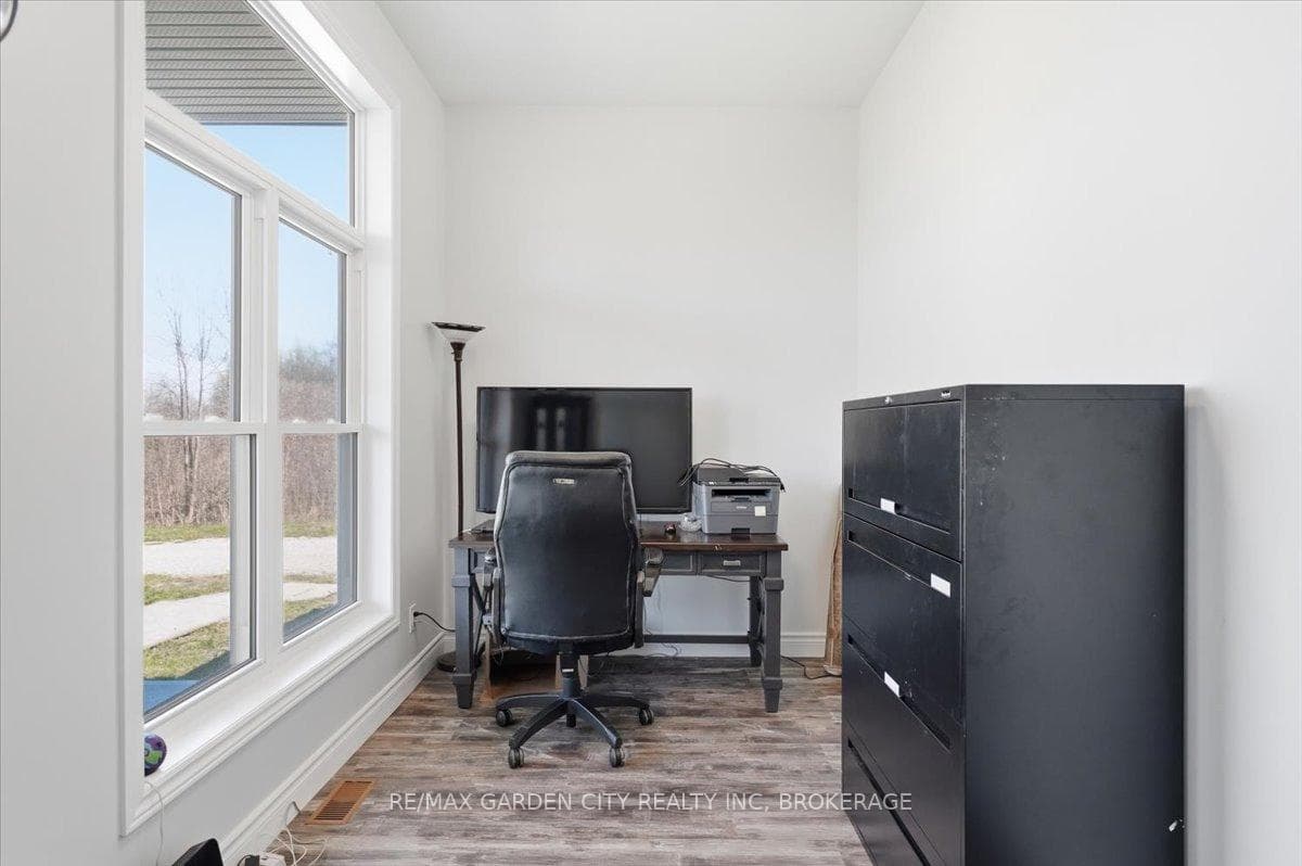office at the front door
