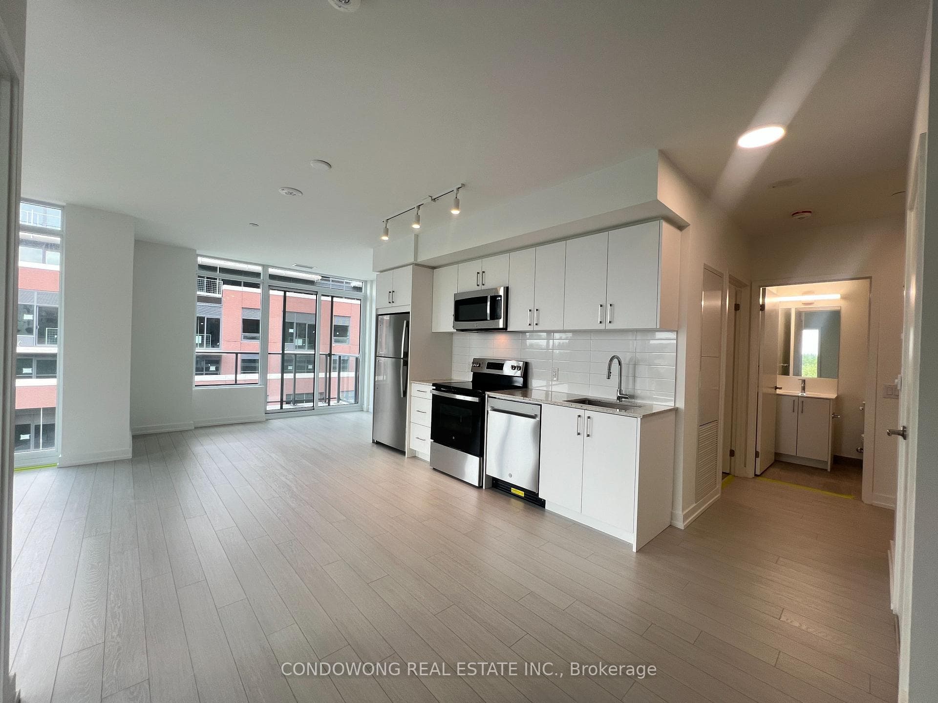 The whole unit is very bright and spacious