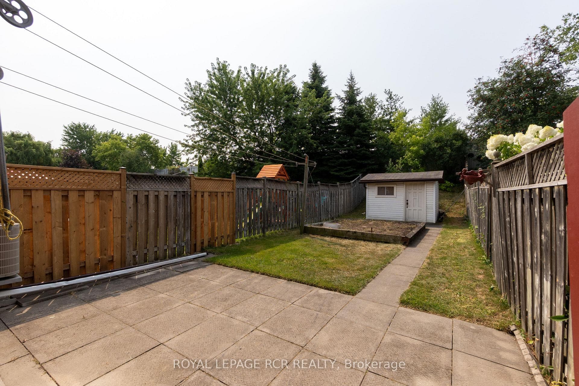 Yard with Garden Shed