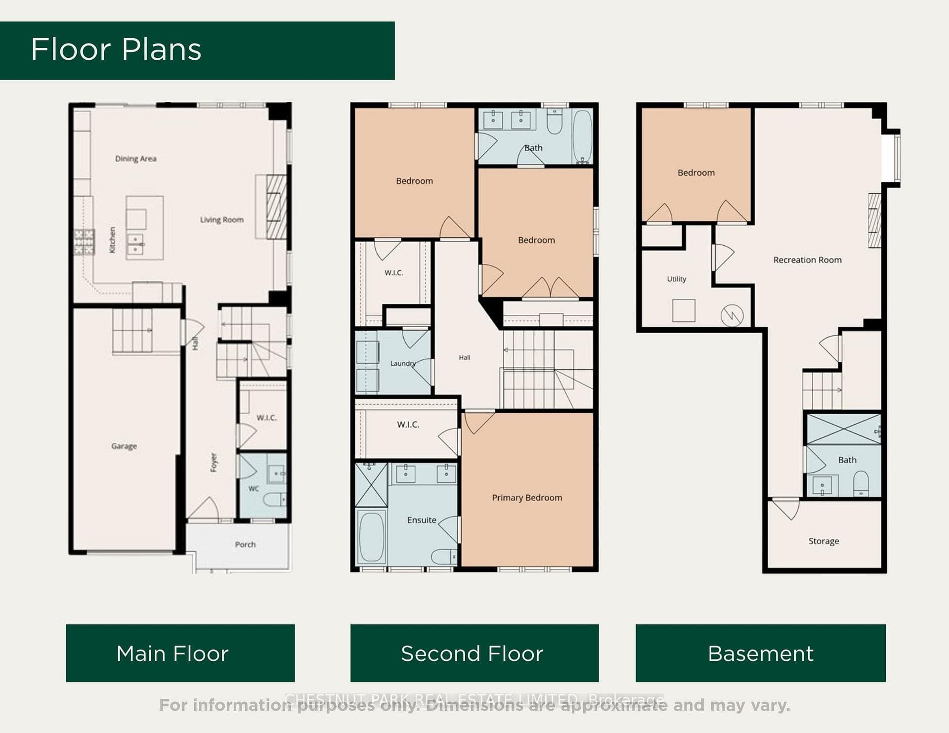 Floor Plans (For Information Purposes Only)