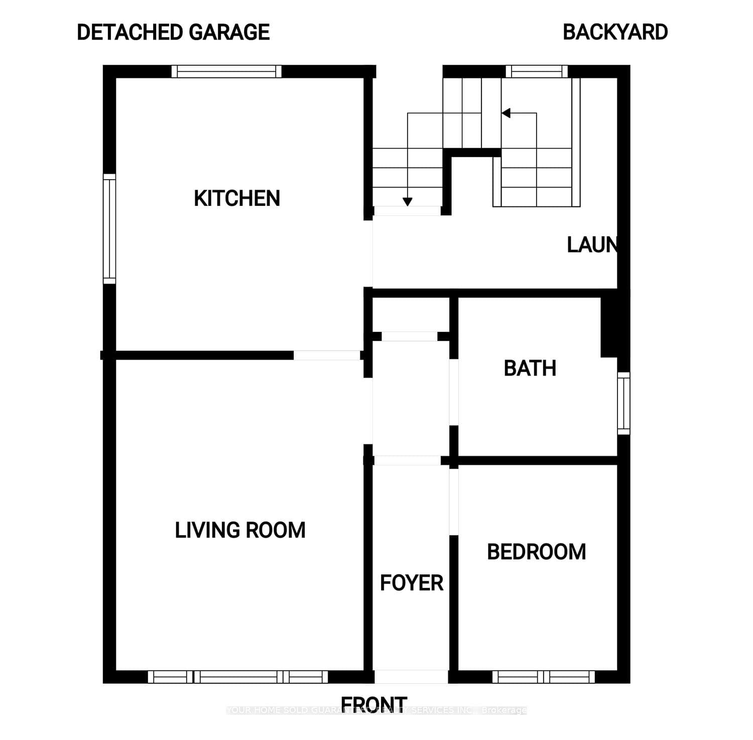 Main Level Floor Plan