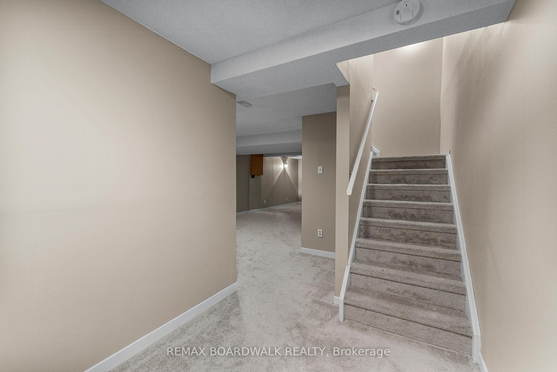 newly renovated basement