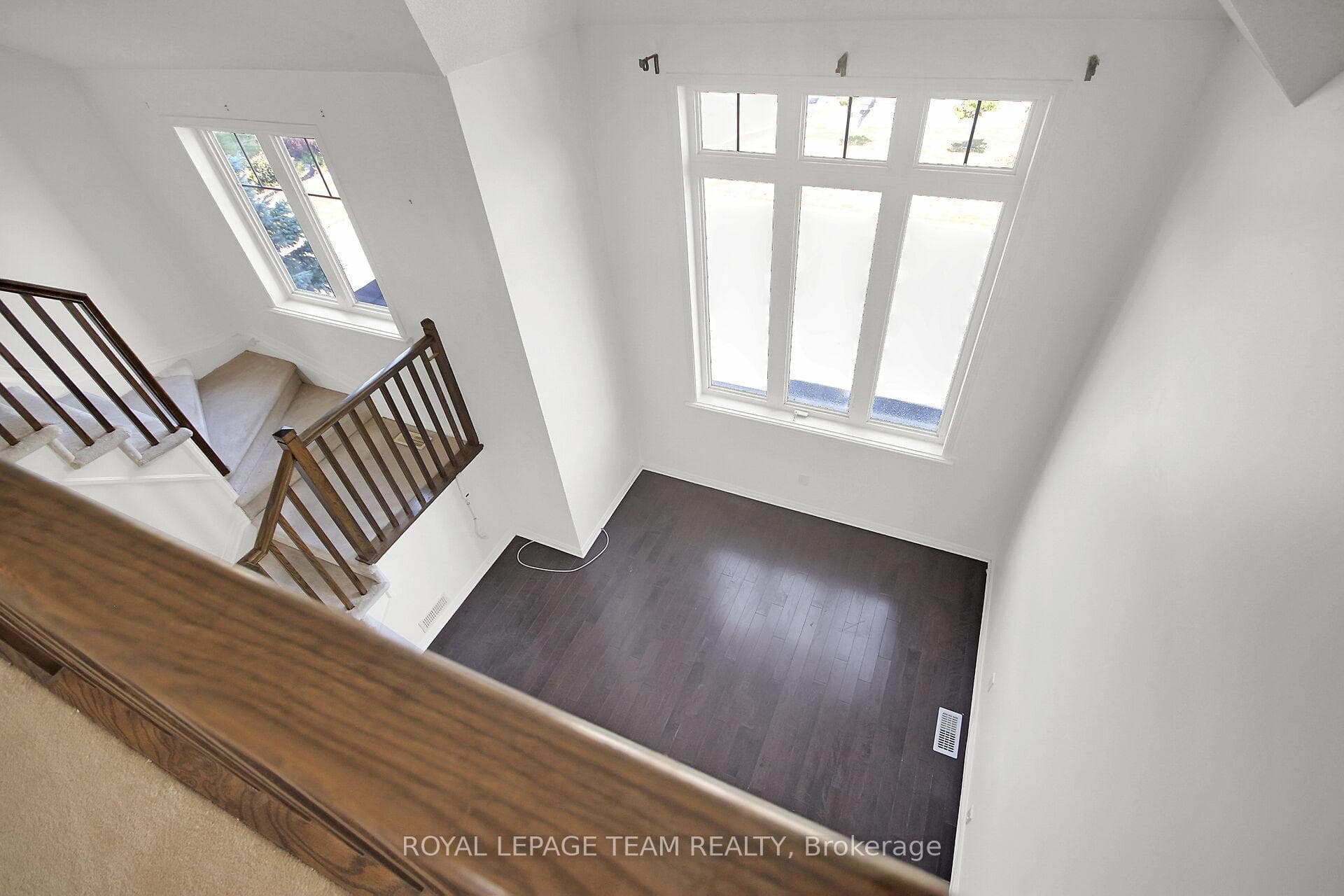 View from 2nd Level to main living space below.