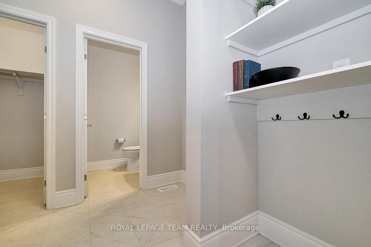 Mudroom with access to 2 car garage